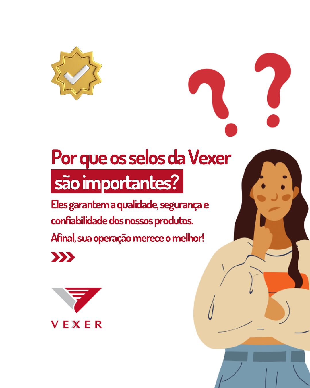 Vexer - 🏅 Por que os selos da Vexer são tão importantes?... | Facebook