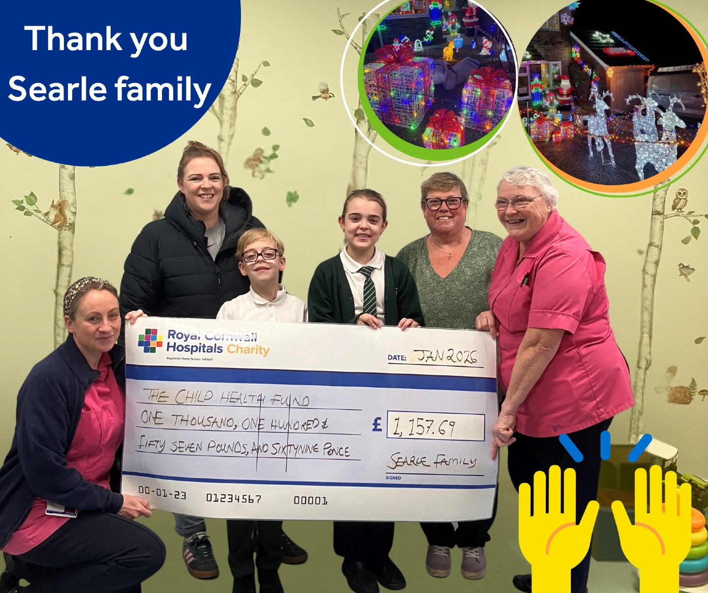 The Searle Family have... - Royal Cornwall Hospitals Charity | Facebook