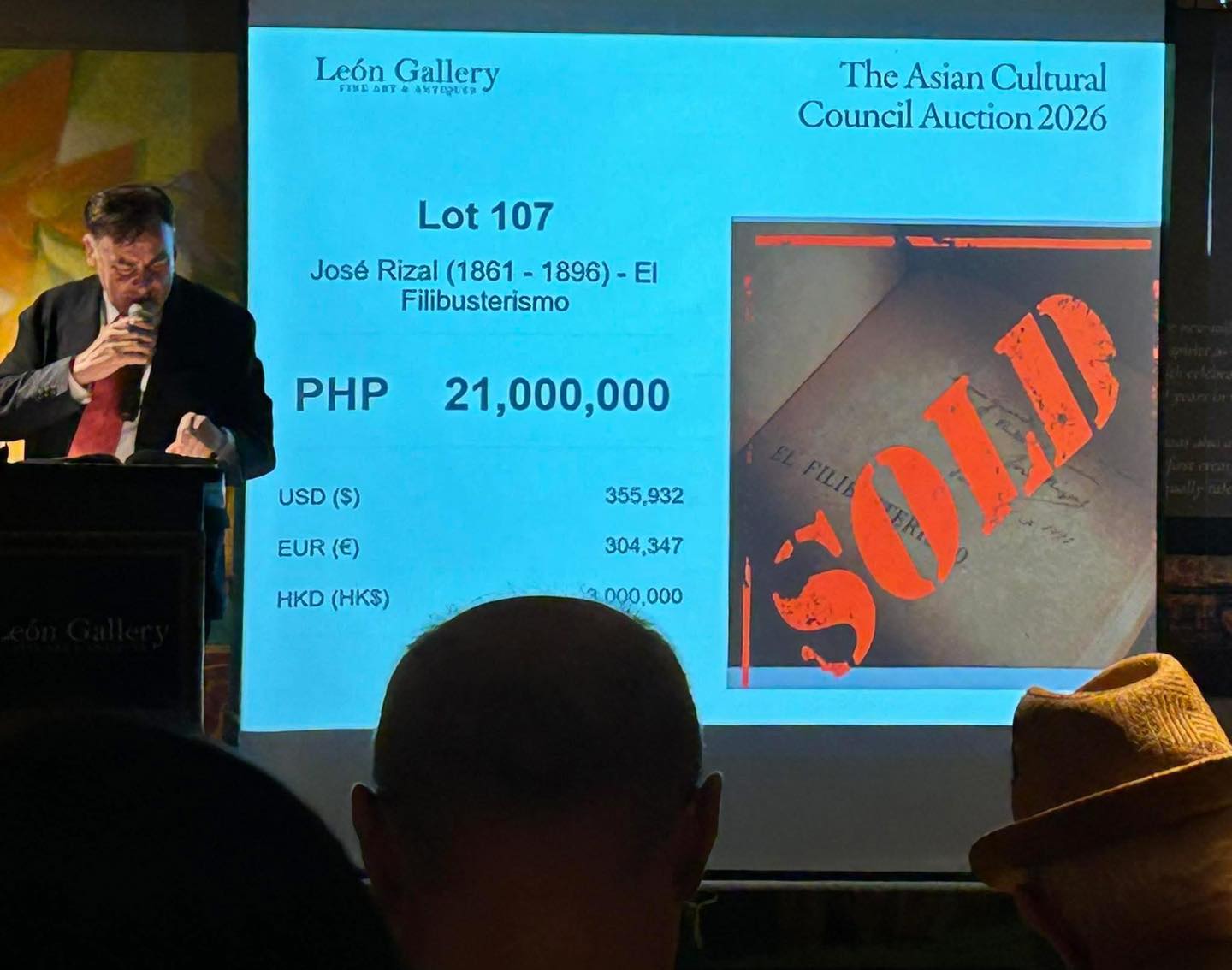 Daily - LOOK: A first edition copy of El Filibusterismo inscribed by ...