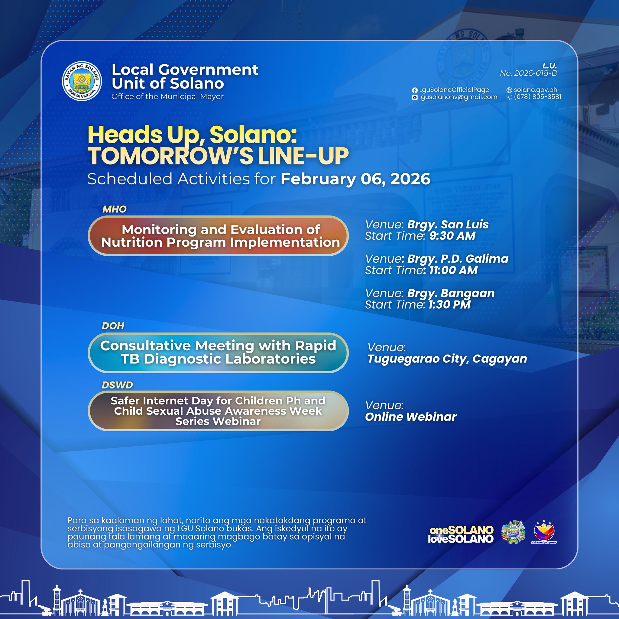 Local Government Unit of... - Local Government Unit of Solano