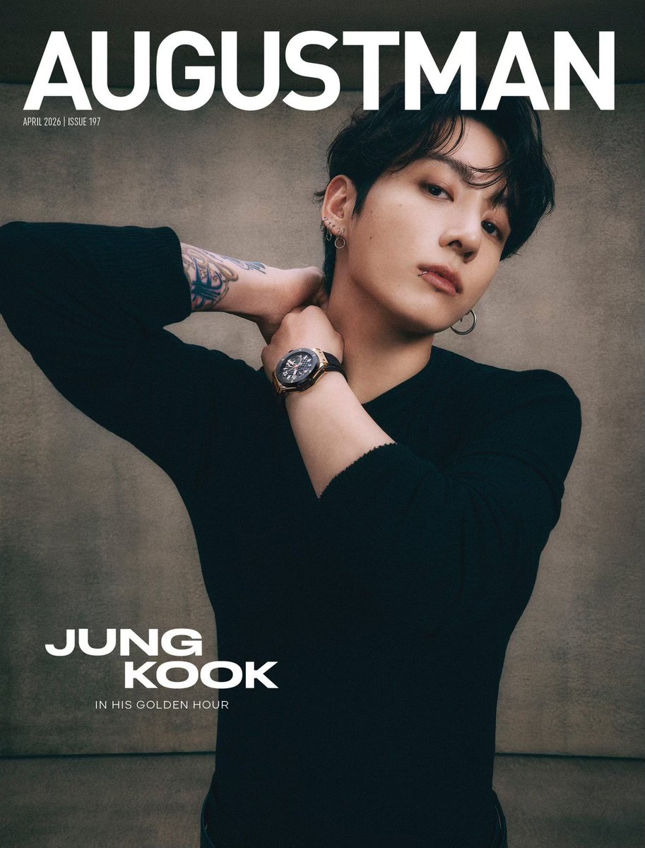 JUNGKOOK is so handsome on the cover of 'AUGUSTMAN Malaysia