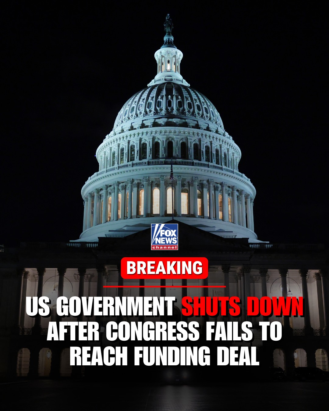 Fox - The federal government is officially entering a partial shutdown ...