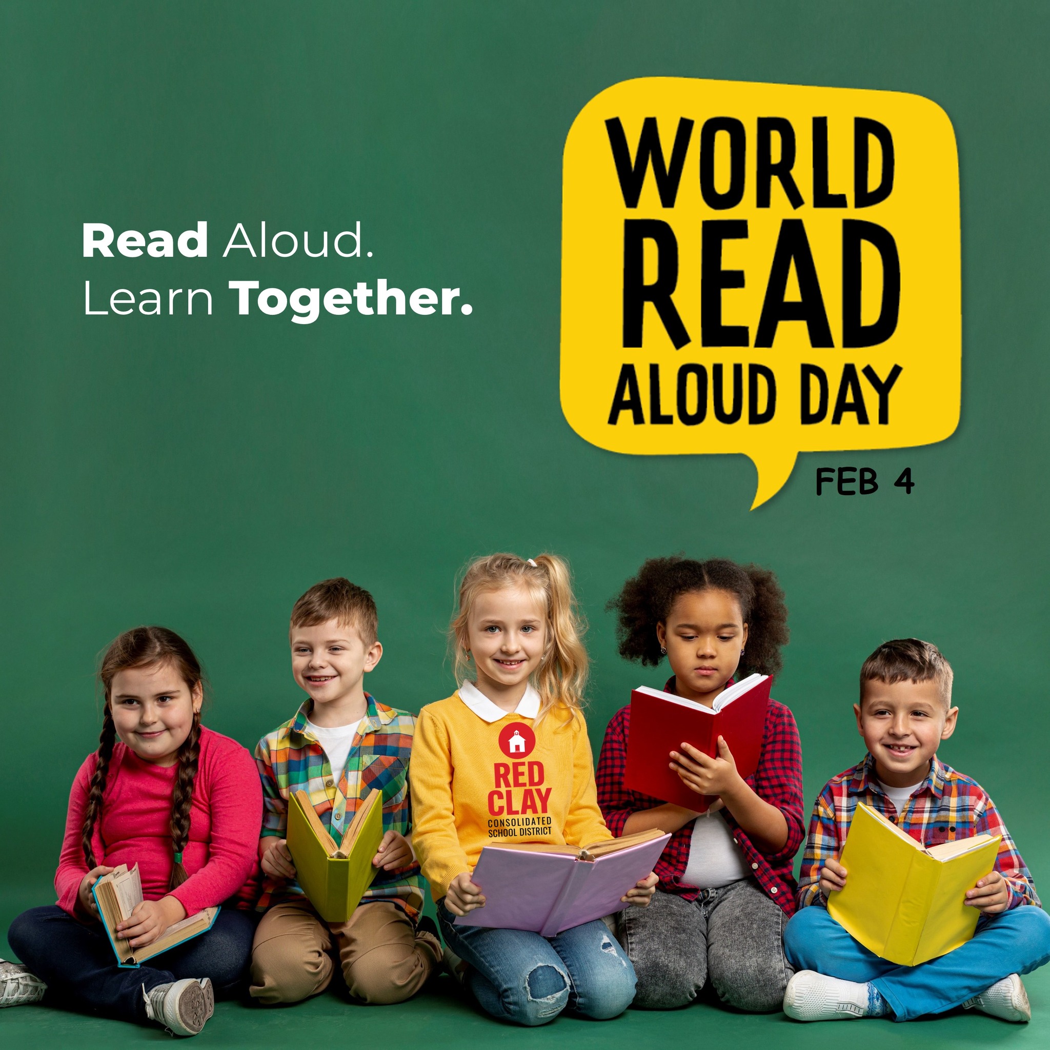 📚 Happy World Read Aloud Day! 📚... - Red Clay Schools | Facebook