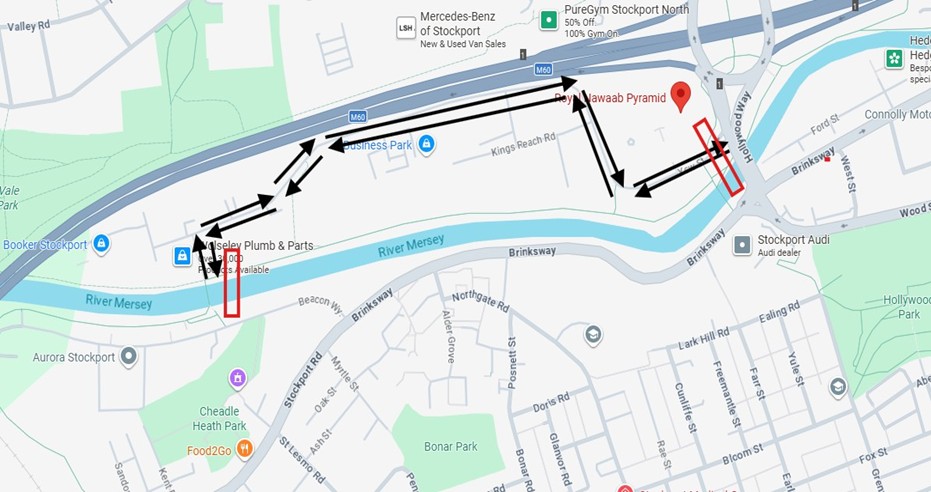 Trans - ⚠️TPT Temporary Diversion - TOMORROW - Stockport town centre ...