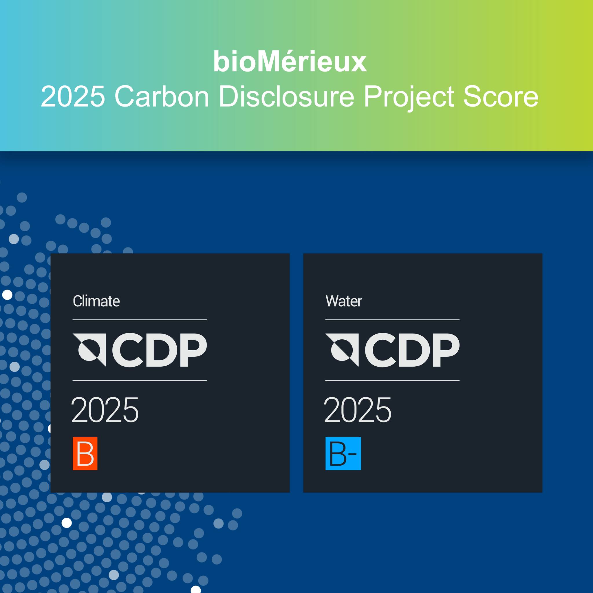 bioMérieux - We got our CDP (Carbon Disclosure Project) score and ...