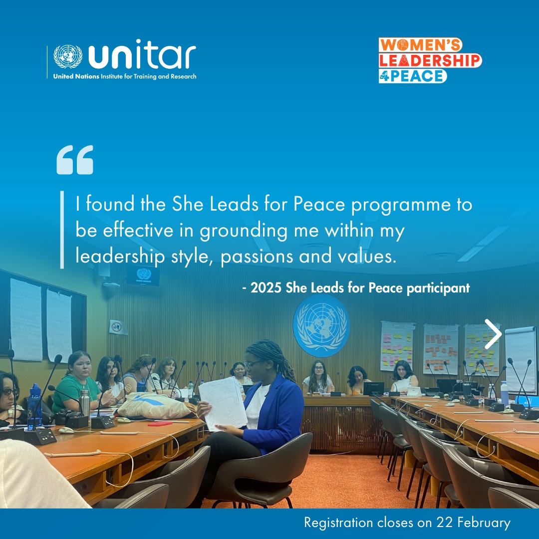 United Nations Institute for Training and Research (UNITAR) added a new ...