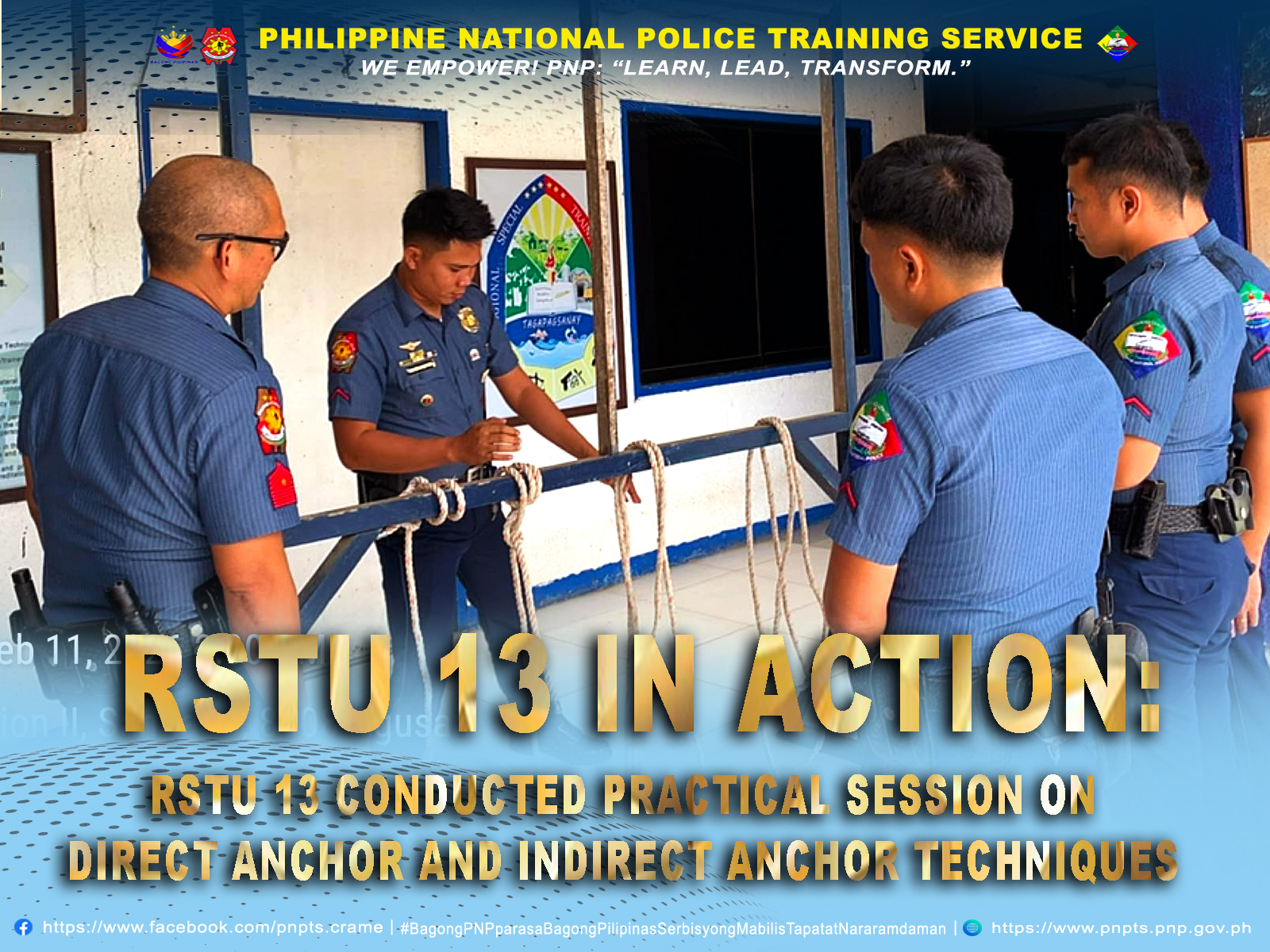 𝙍𝙎𝙏𝙐 3 𝙘𝙤𝙣𝙙𝙪𝙘𝙩𝙨 𝙃𝙖𝙣𝙙𝙘𝙪𝙛𝙛𝙞𝙣𝙜... - PNP Training Service | Facebook