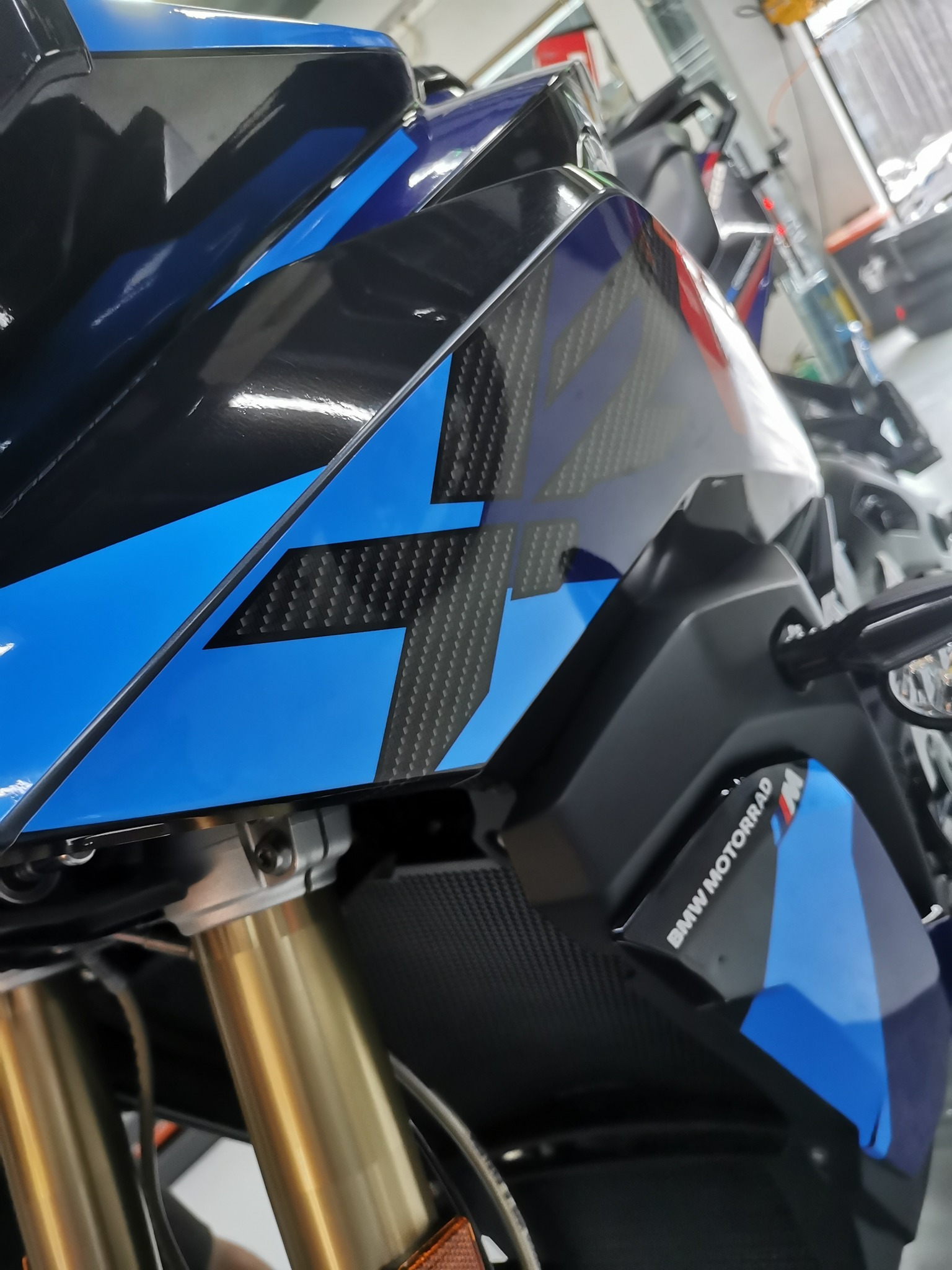 S1000XR Triple black turned ito M1000XR Decal from DRB GraphiX