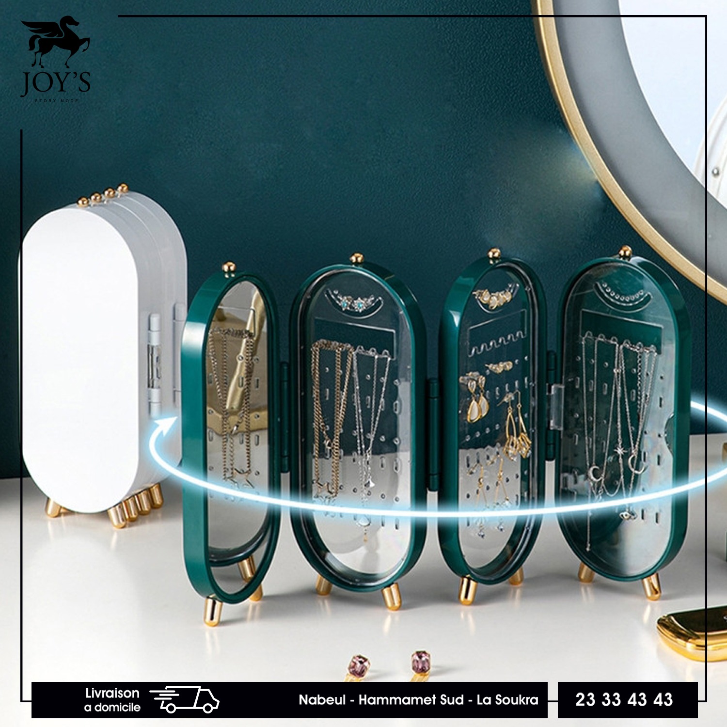 Boîte Rangement Lunettes 12 Grilles - Présentoir Velours Empilable Pour Bijoux, Montres, Lunettes De Soleil - Joyzan