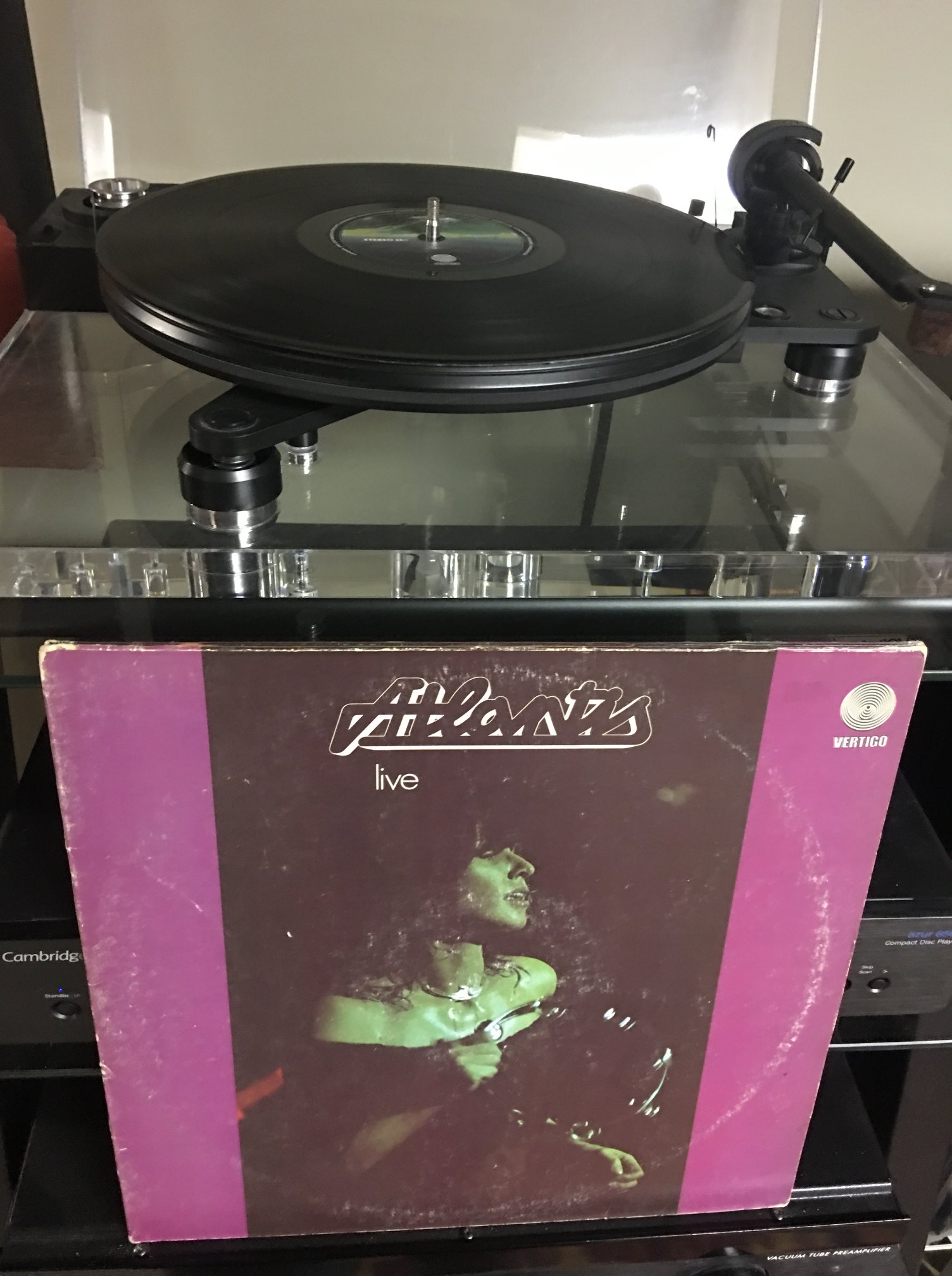 Vintage album covers from Soundproof and Atlantis