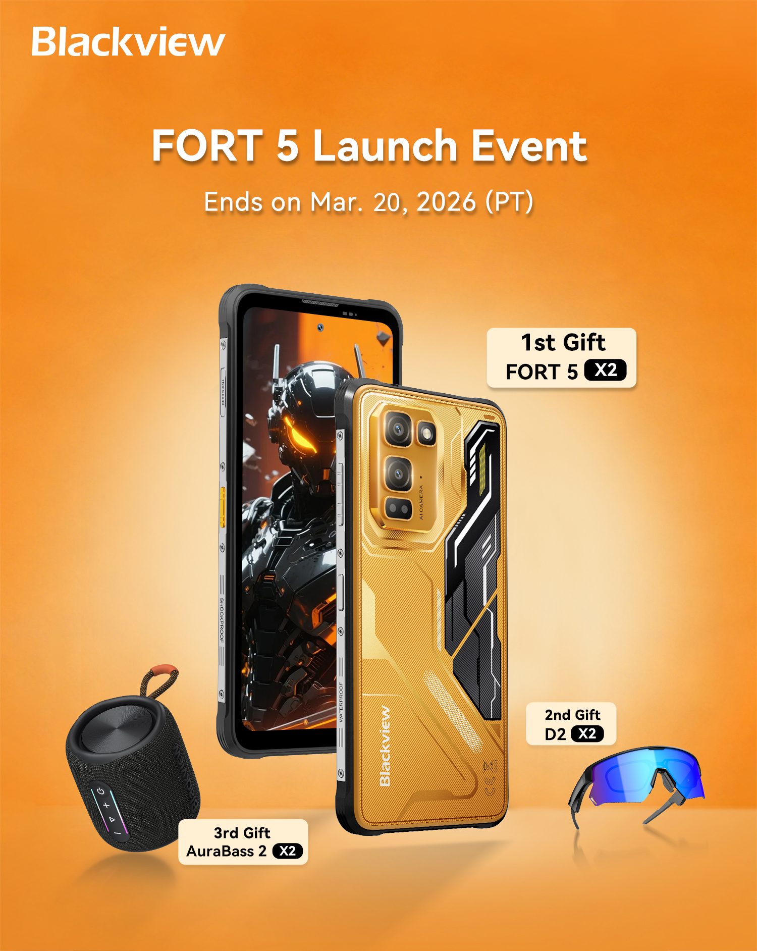 New launch. New energy. ⚡ Blackview FORT 5 Launch Event is now