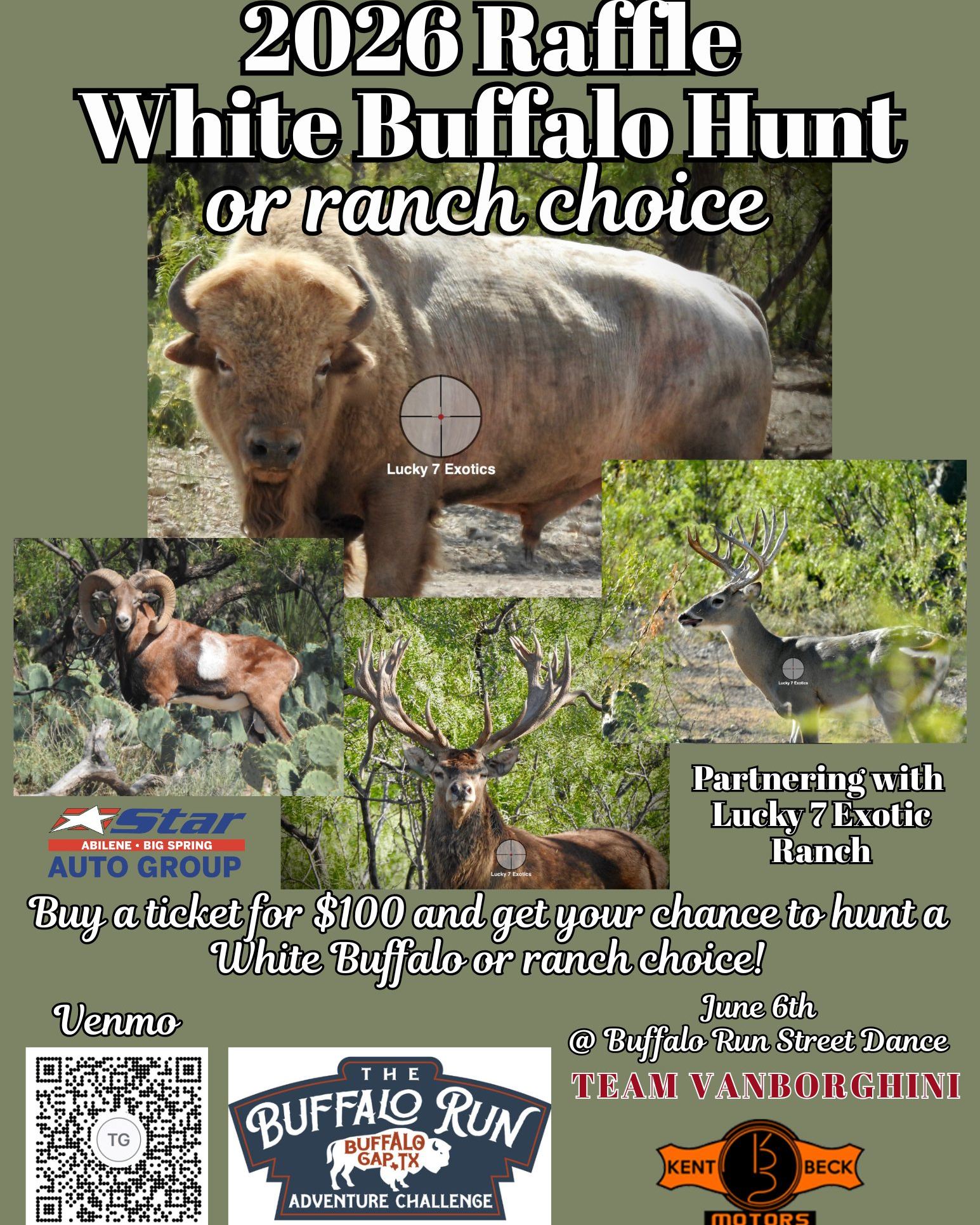 Star - It is time for Buffalo Run 2026! We’re proud to support the ...