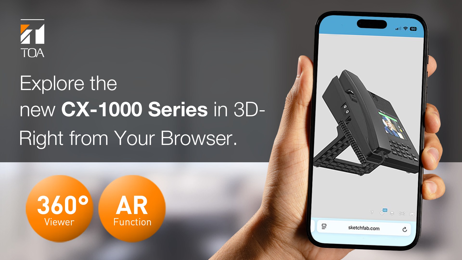 TOA Corporation - CX-1000 Series Now Available in Our 3D... | Facebook