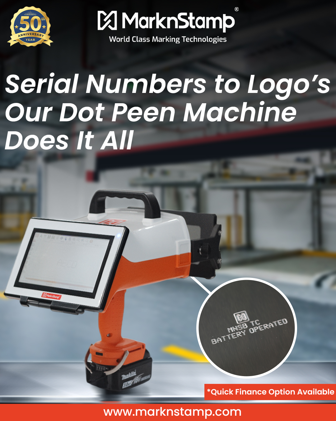 Marknstamp - From serial numbers to bold logos, one machine that does ...
