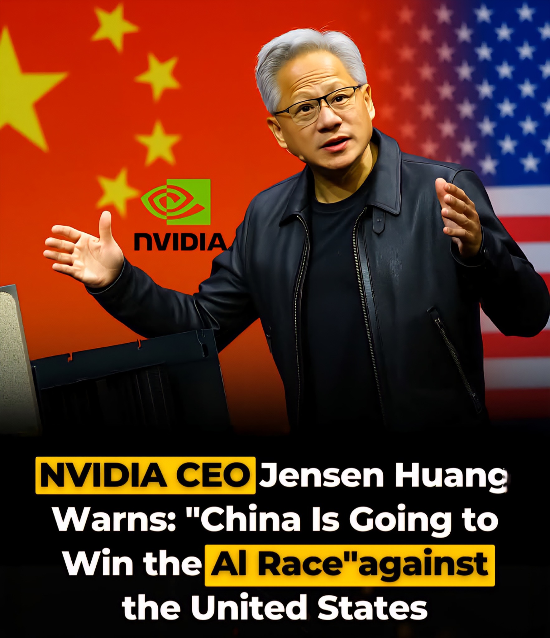 YouTube - 📢 NVIDIA CEO Jensen Huang Raises Alarms on the Global AI Race ...