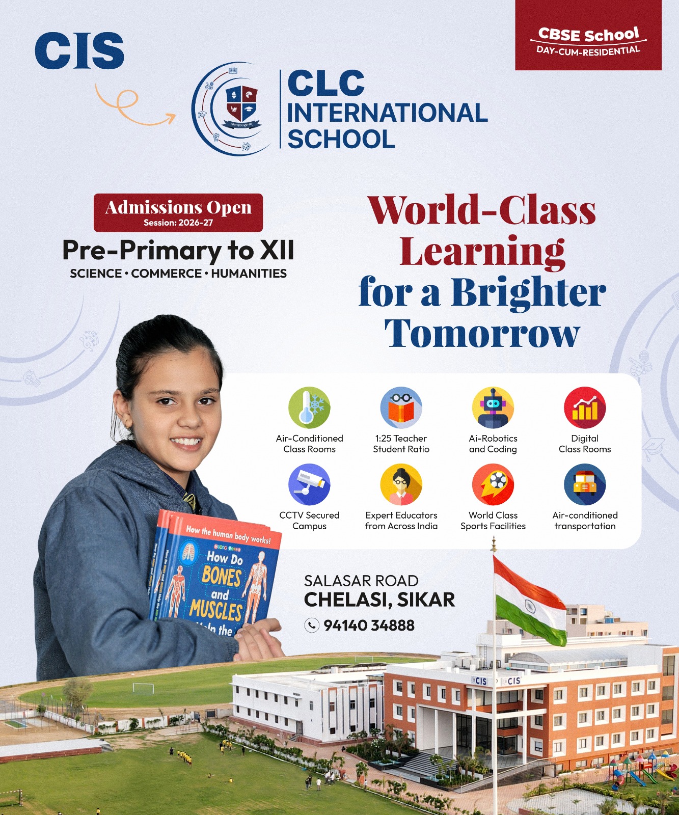 CLC - 𝐀𝐝𝐦𝐢𝐬𝐬𝐢𝐨𝐧𝐬 𝐎𝐩𝐞𝐧 𝟐𝟎𝟐𝟔–𝟐𝟕 🎓 At CLC International School, education ...
