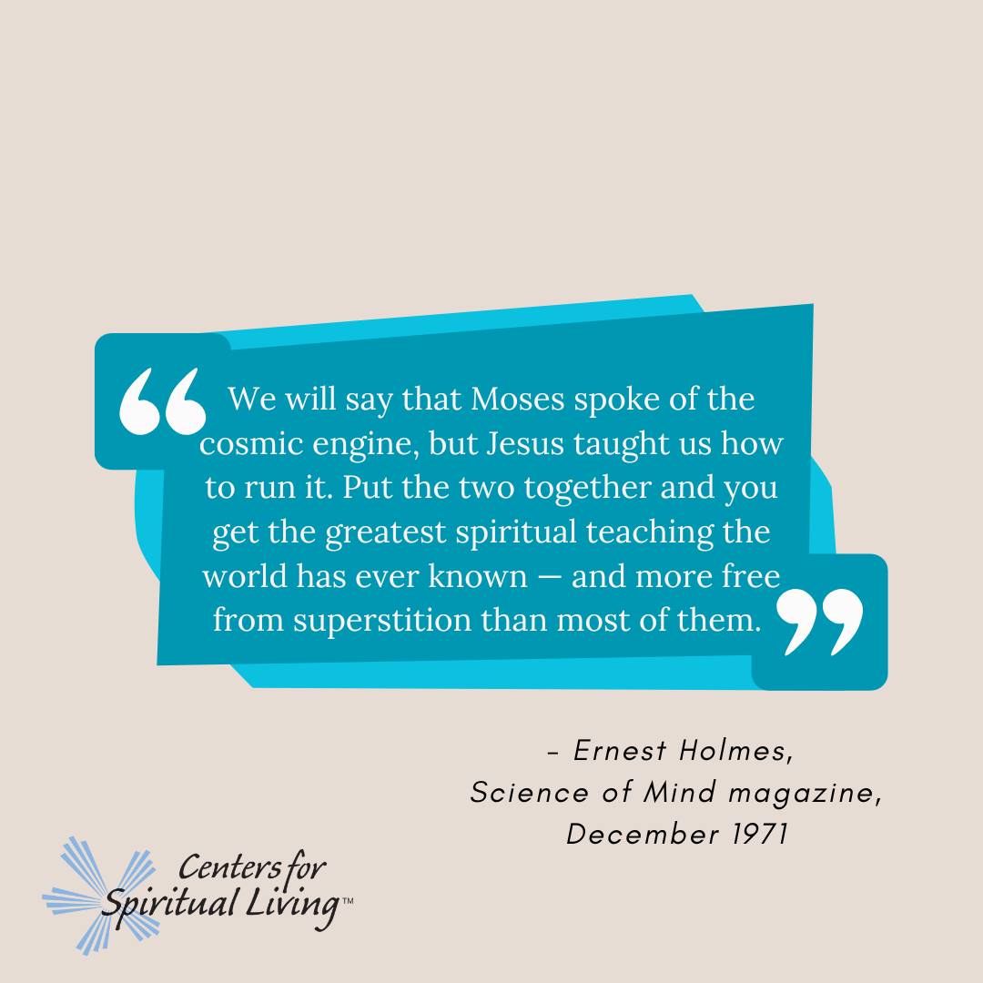 Centers - We will say that Moses spoke of the cosmic engine, but Jesus ...