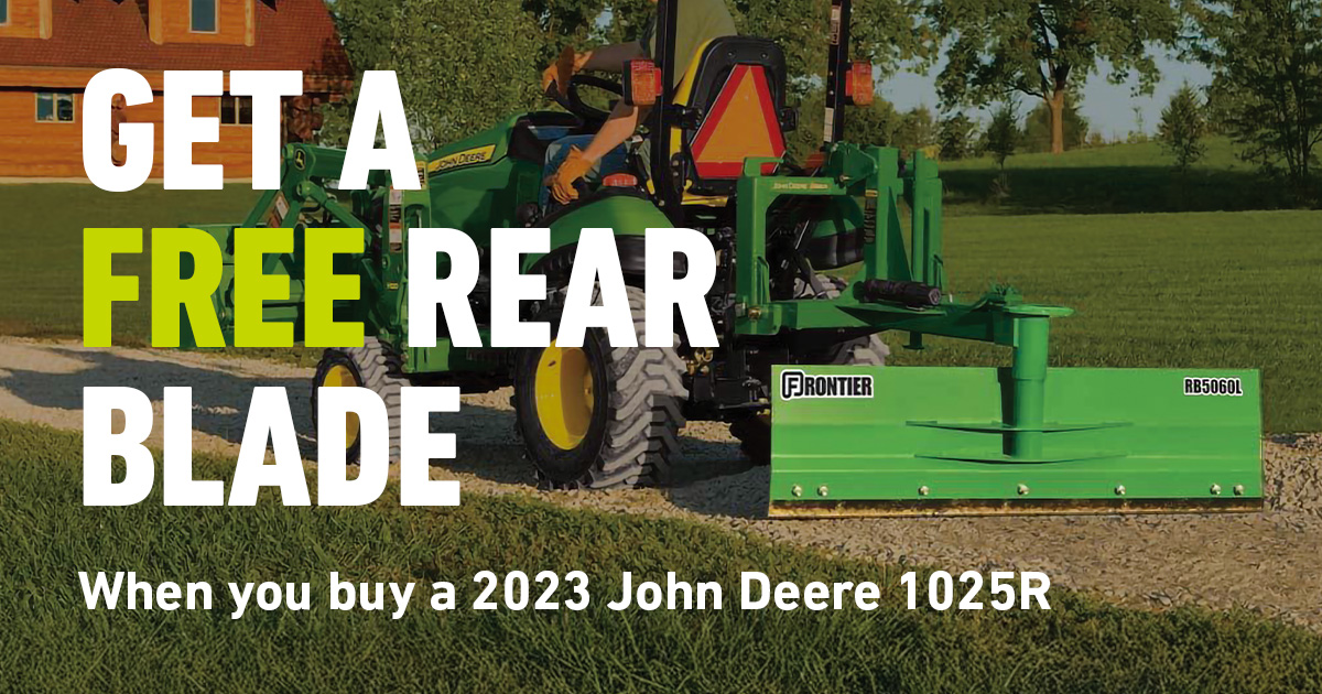 Buy a 1025R this month and the 60