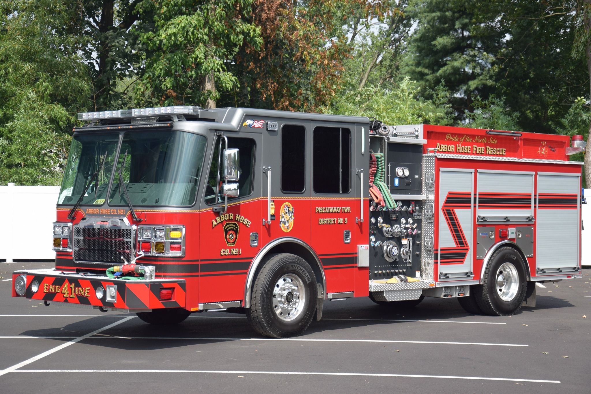 Jersey - Arbor Hose Fire Company, Piscataway NJ Engine 641 2025 Ferrara ...