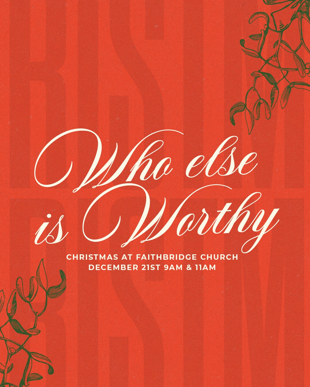 Faithbridge - 🎄 Tomorrow’s the day! 🎄 This Sunday, December 21st, 2025 ...