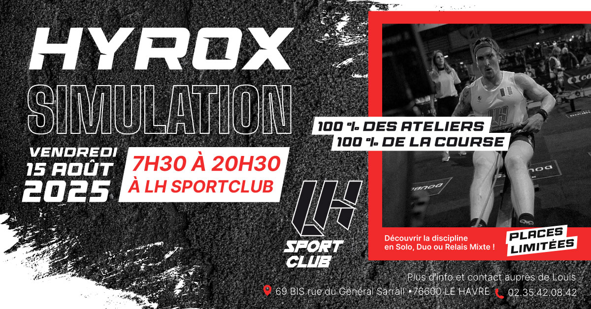 HYROX simulation - 100% des ateliers - 100% de la course