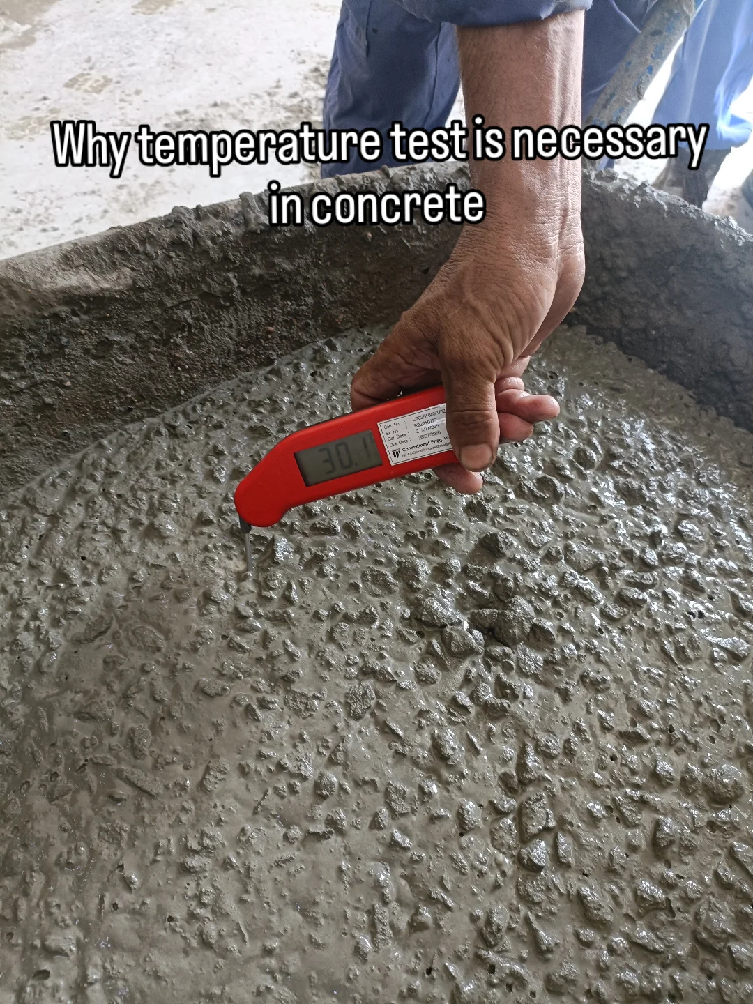 Civil - Why temperature test is necessary in concrete | Facebook