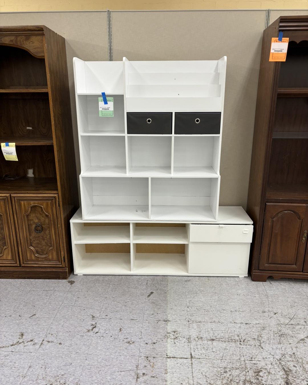 ReStore - 2 piece white storage unit $49 Number260255 | Facebook