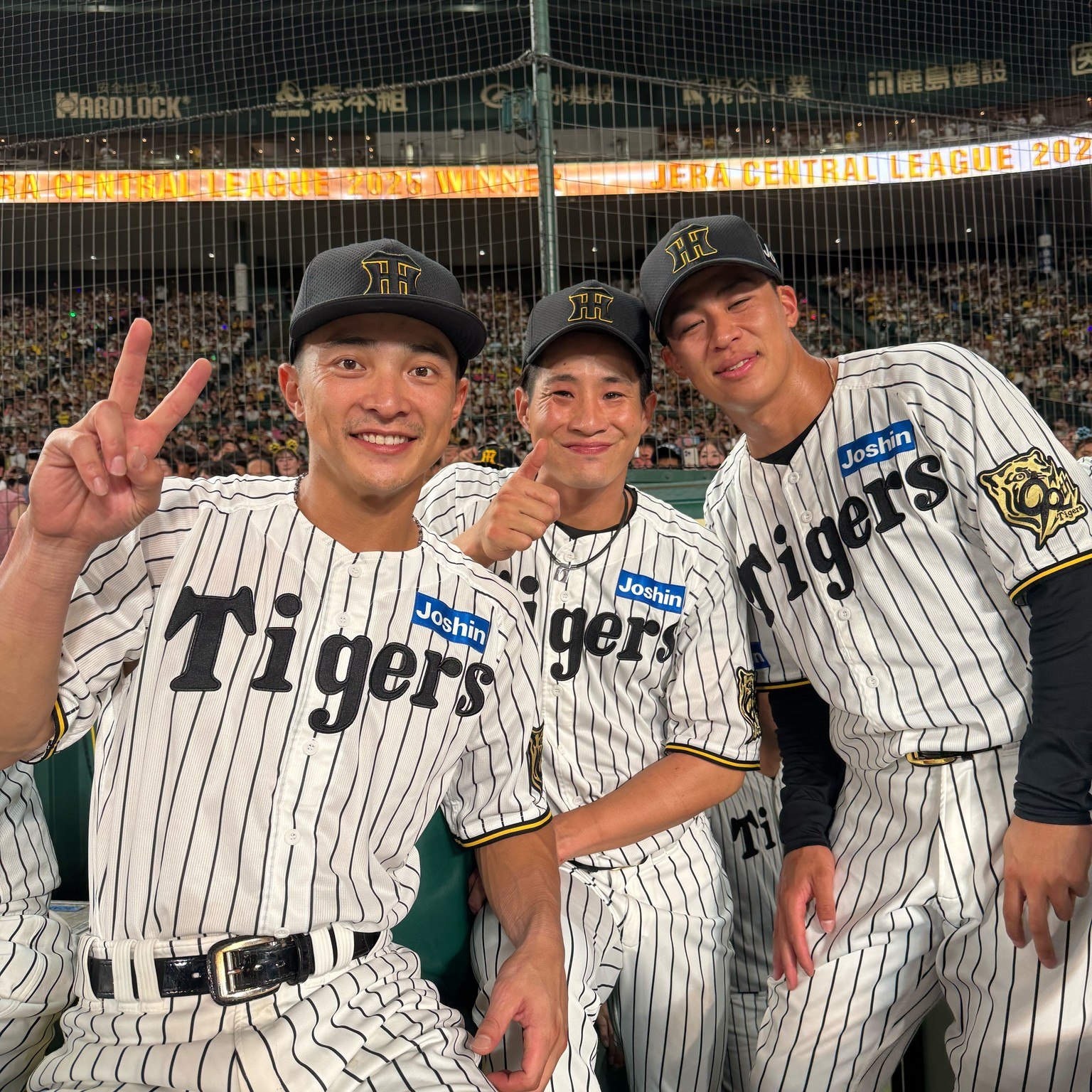 グラウンドで歓喜を分かち合う！② #虎V2025 #90th #阪神タイガース