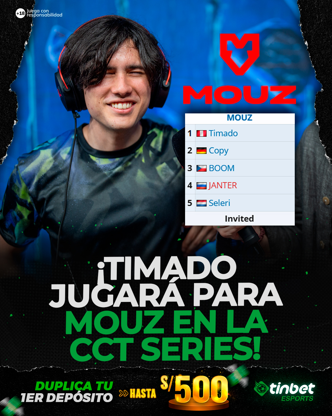 Tinbet - 🟢¡TIMADO VUELVE A LAS CANCHAS EN EUROPA!😮🔥 A través de la ...