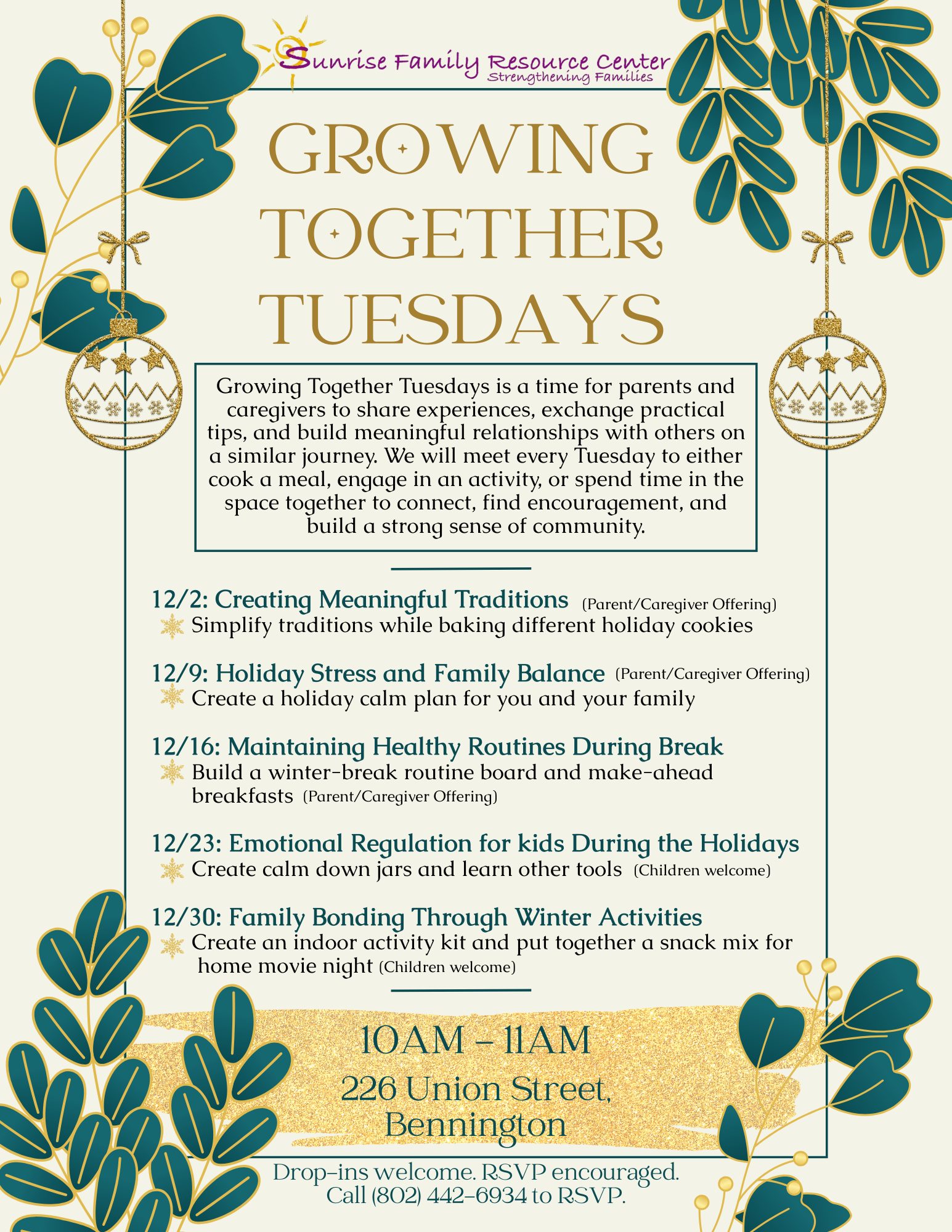 Growing Together Tuesdays: Family Bonding Through Winter Activities