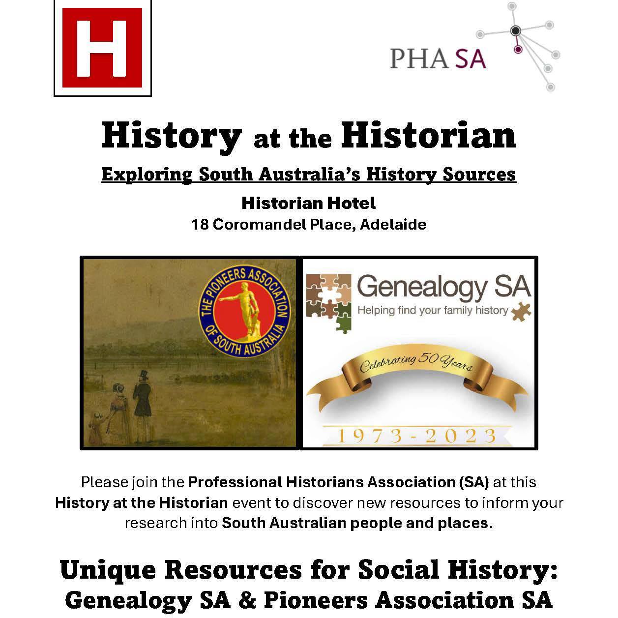 South Australian Genealogy & Heraldry Society | Unley SA