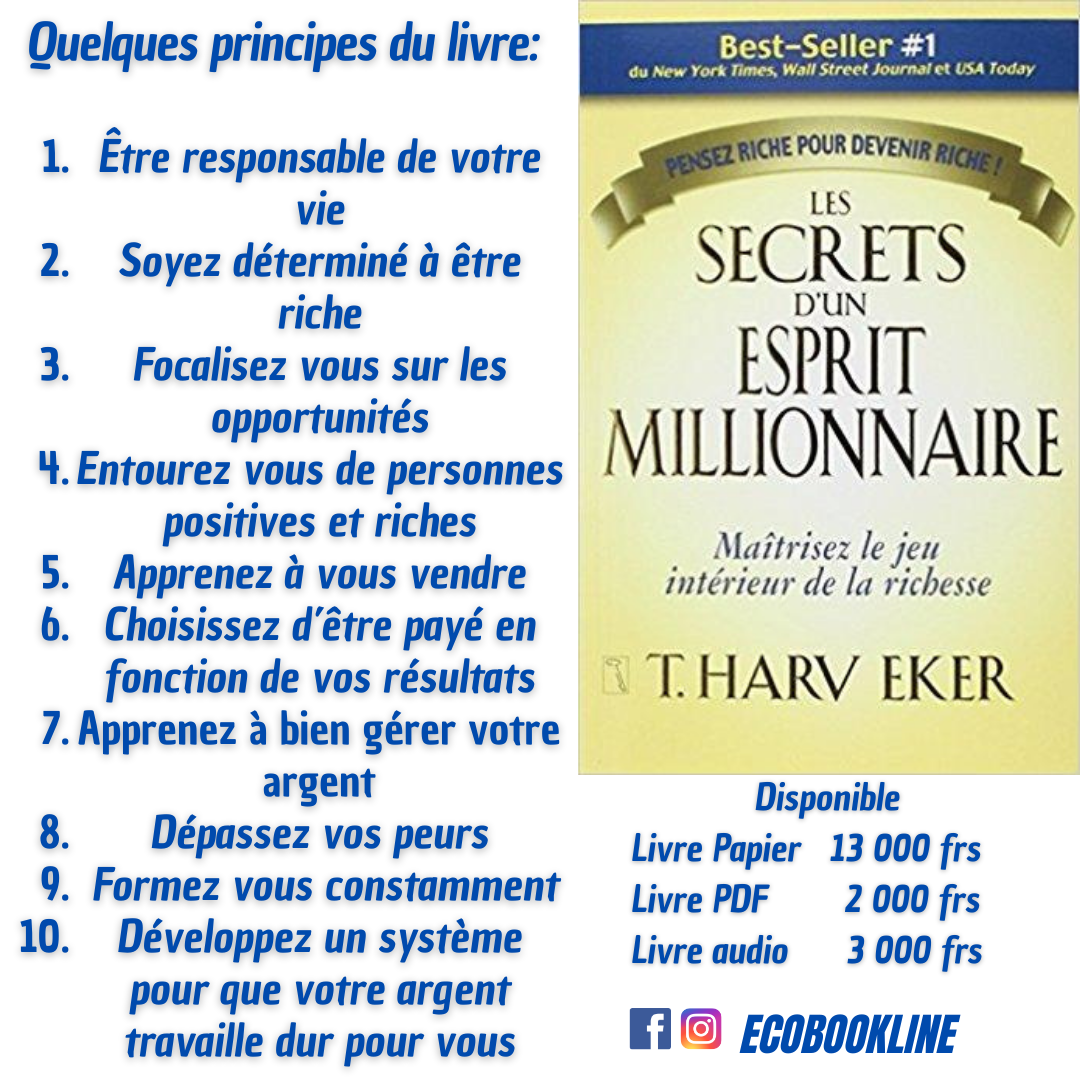 Télécharger Livre Les Secrets D un Esprit Millionnaire Pdf