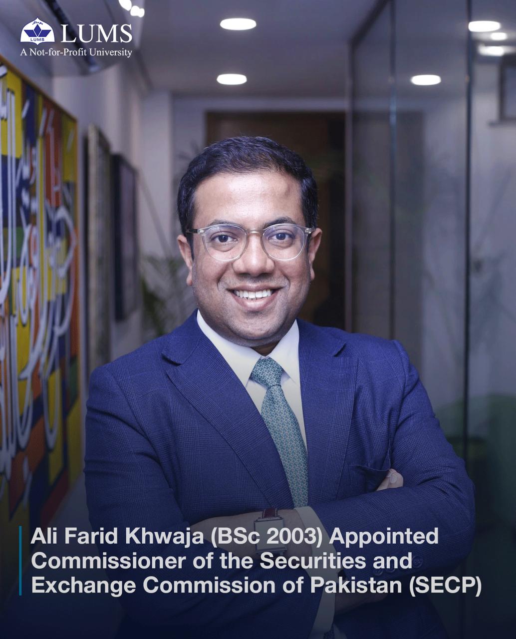 LUMS - We are thrilled to share that alumnus Ali Farid... | Facebook