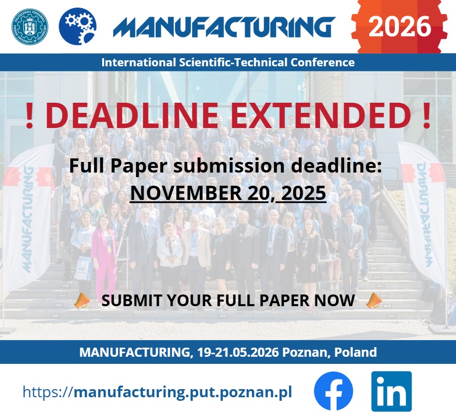 📢 Important update for all authors! 📢 We’re extending the full paper ...