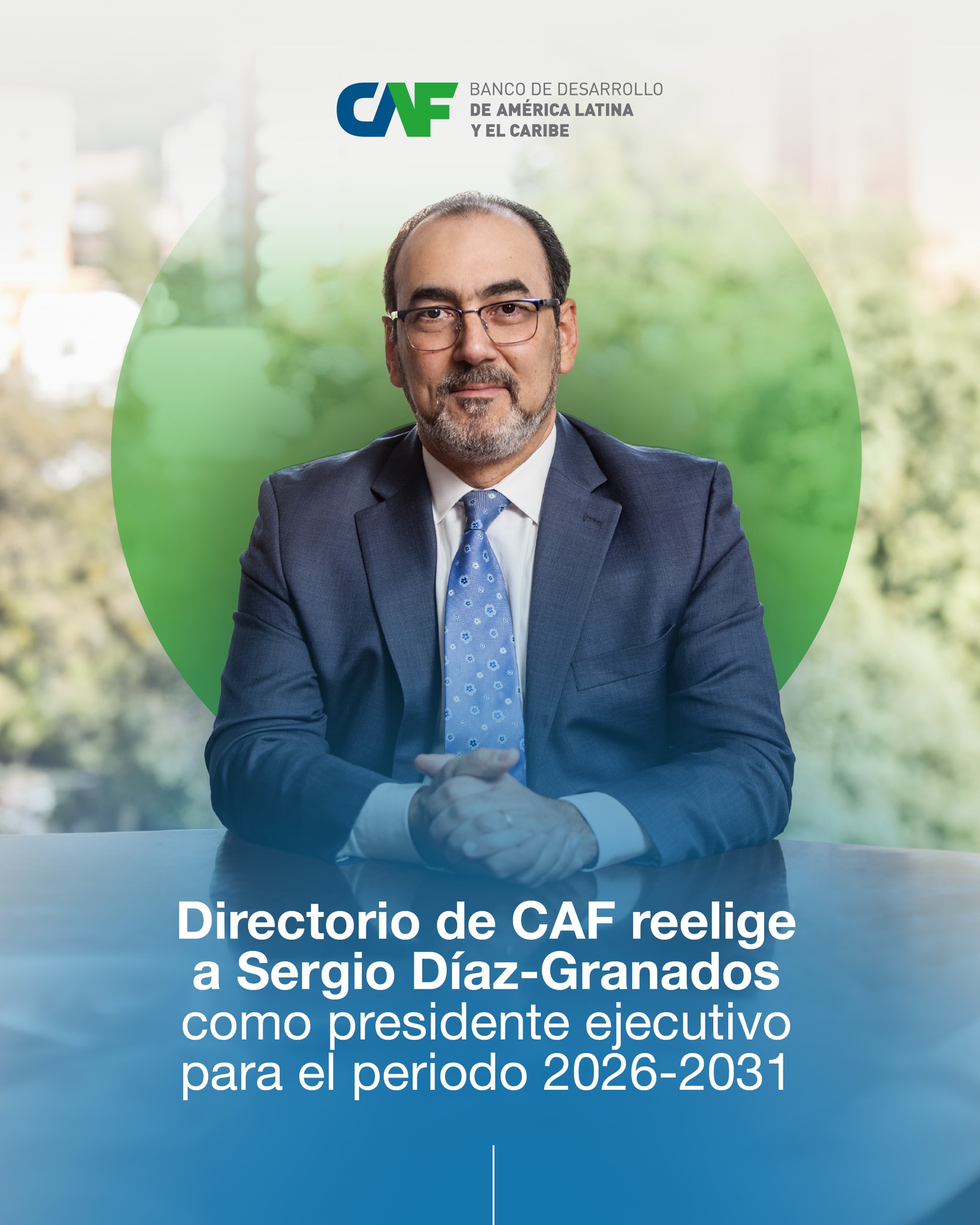CAF - El Directorio de CAF reelige a Sergio Díaz-Granados Guida como ...