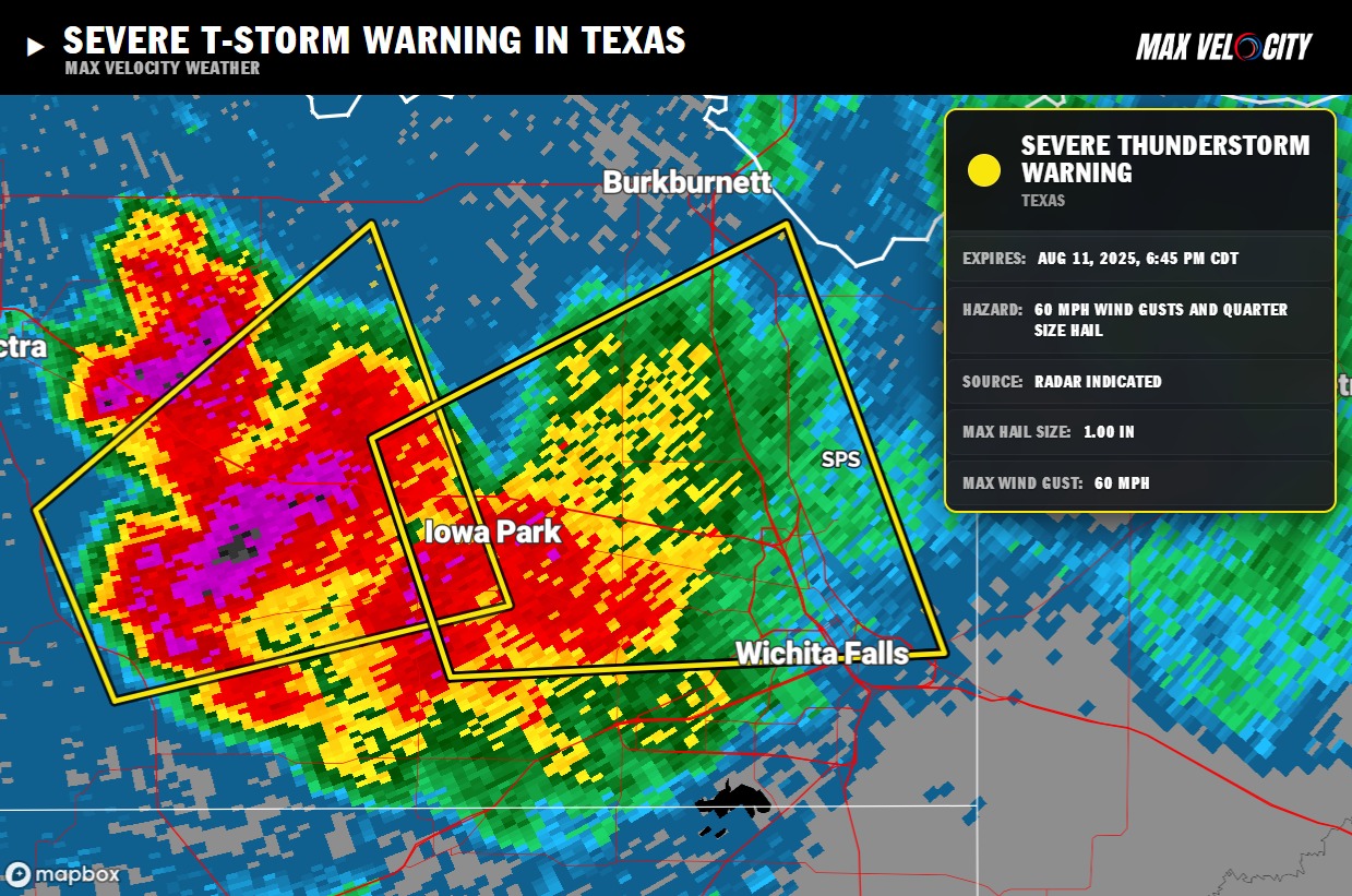 SEVERE T-STORM WARNING for... - North Texas Weather Center | Facebook