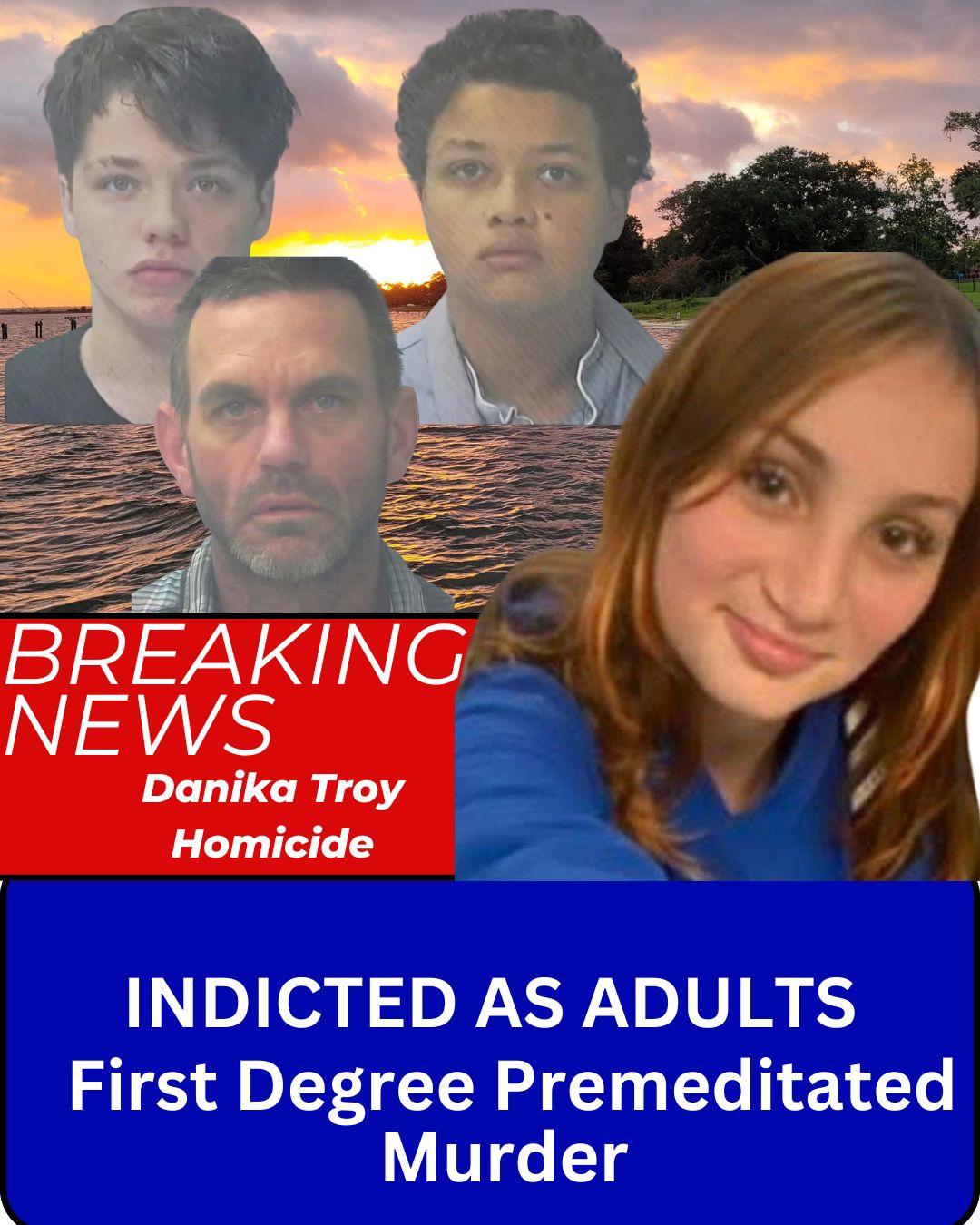 Vigil for Danika Troy in Santa Rosa County, Florida