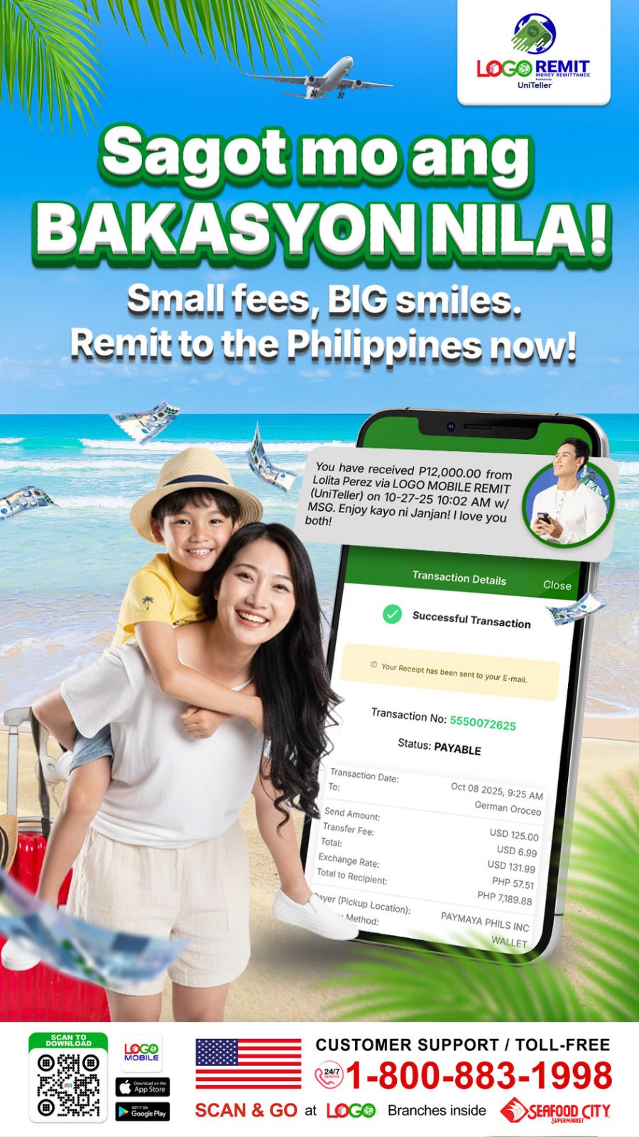 LOGO - SAGOT MO ANG BAKASYON NILA!! Magpadala na ng pera para sa ...