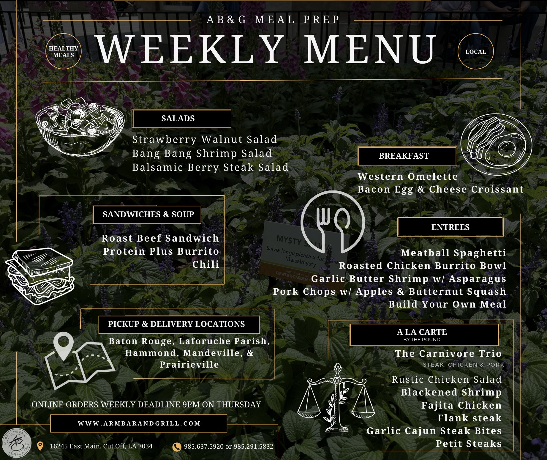 AB&G - NEW WEEK, NEW MENU JUST DROPPED! 🔥 AB&G is handling ALL the ...