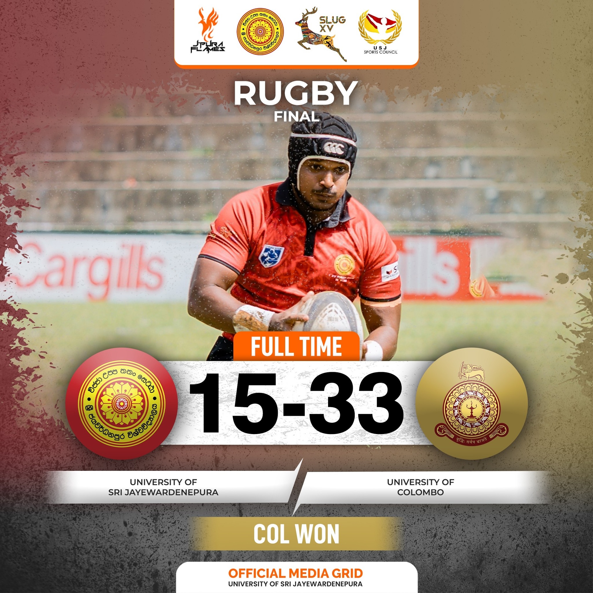 J'pura Flames - Sri Lanka University Games 2025 - Rugby... | Facebook