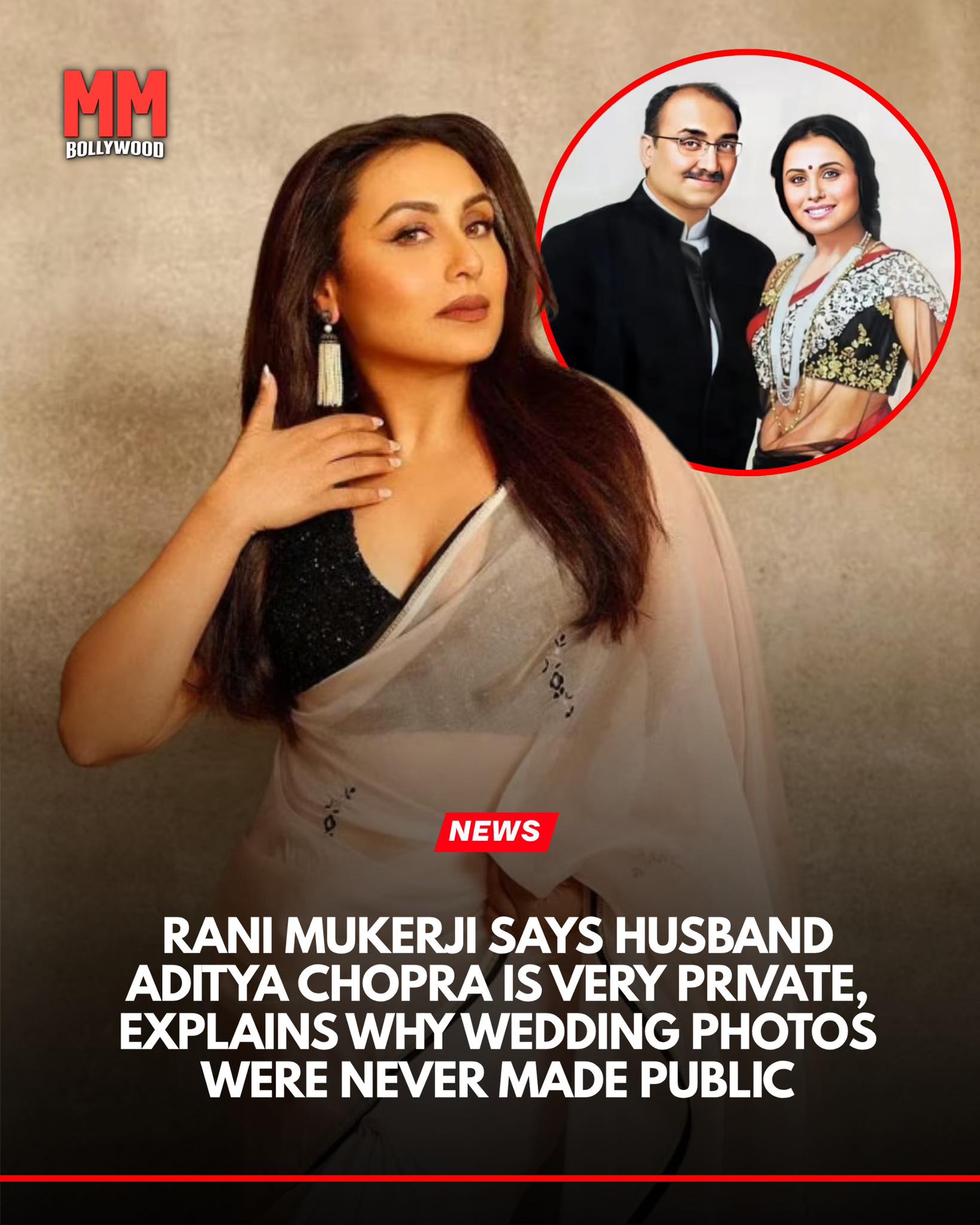 MissMalini - Rani Mukerji shared that her wedding with Aditya Chopra ...