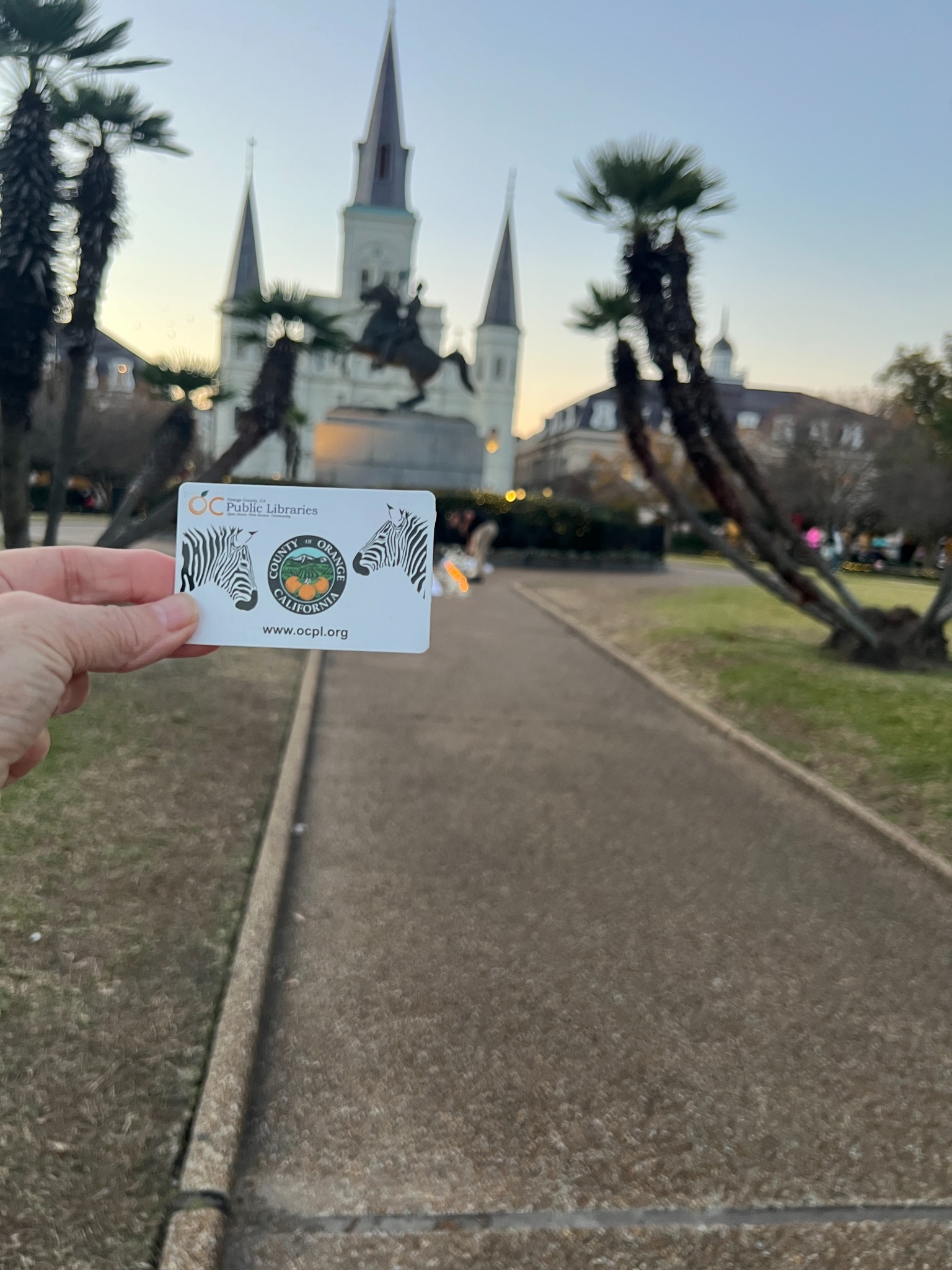 OC - The #OCPLTravelingLibraryCard made a visit to Jackson Square ...
