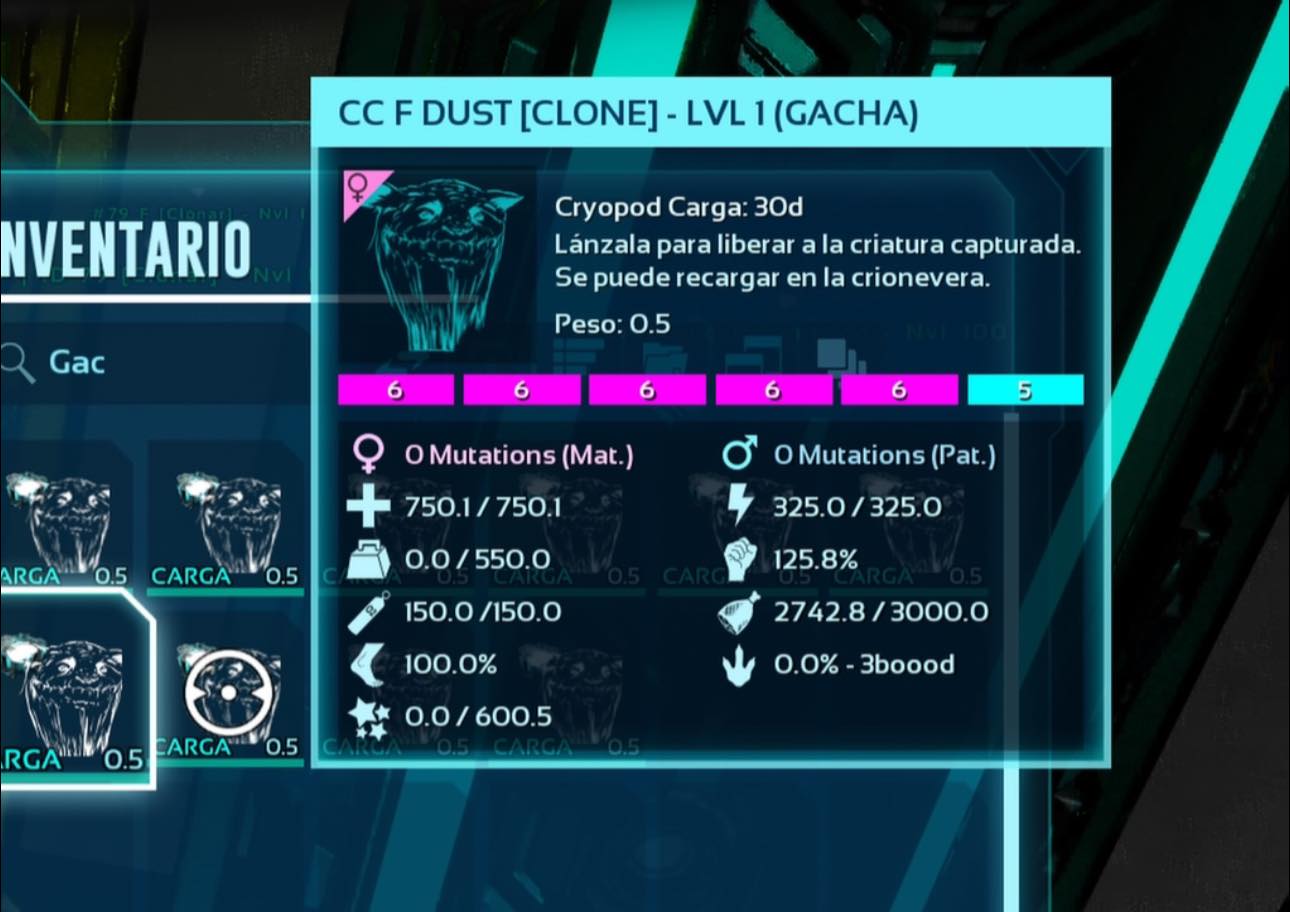 ARK Ascended PVE - Kit Ufficiale Coppia Gacha Dust Element + 2 Gufi Delle Nevi - Account/ Codice