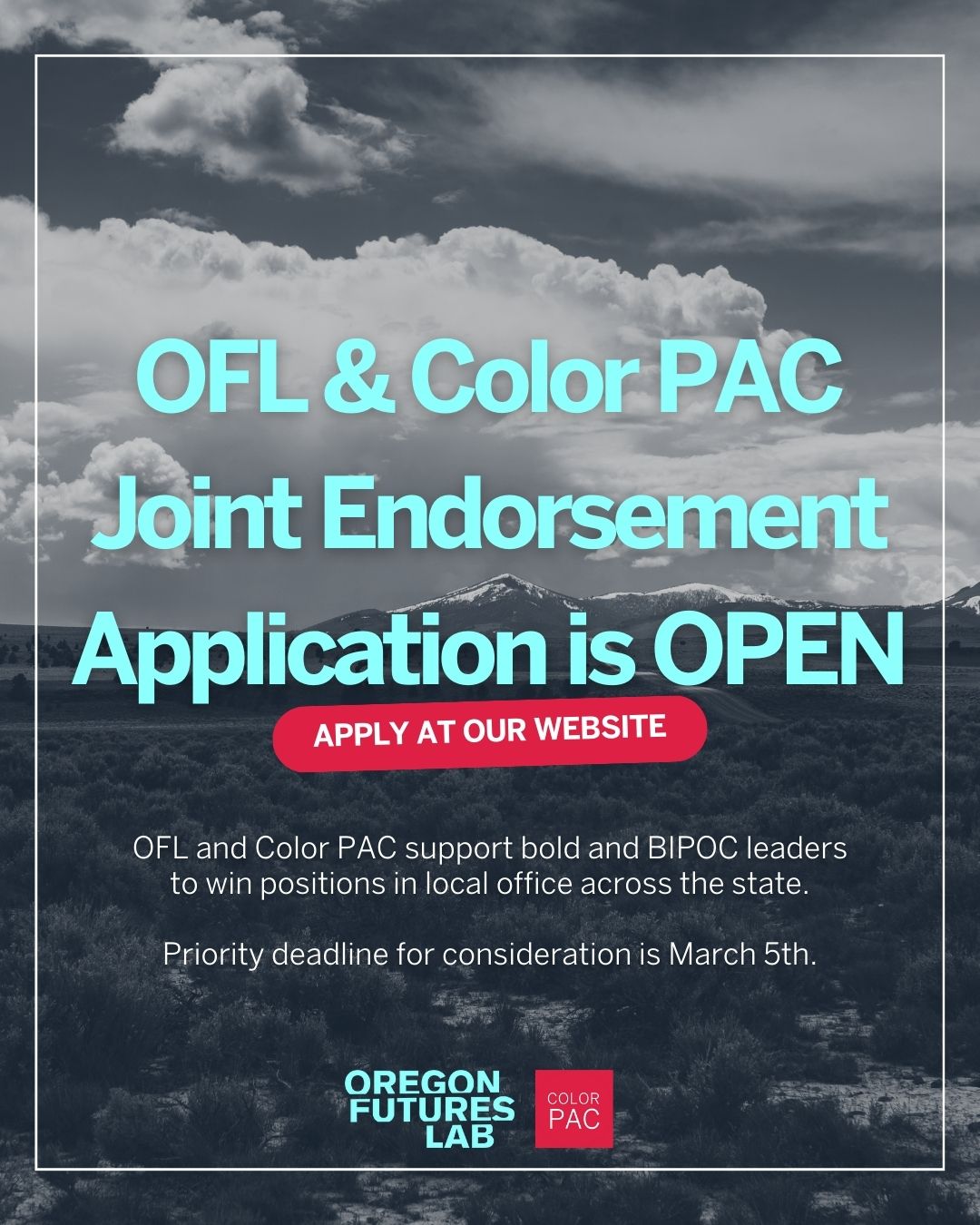Oregon - Oregon Futures Lab and Color PAC are looking to endorse bold ...
