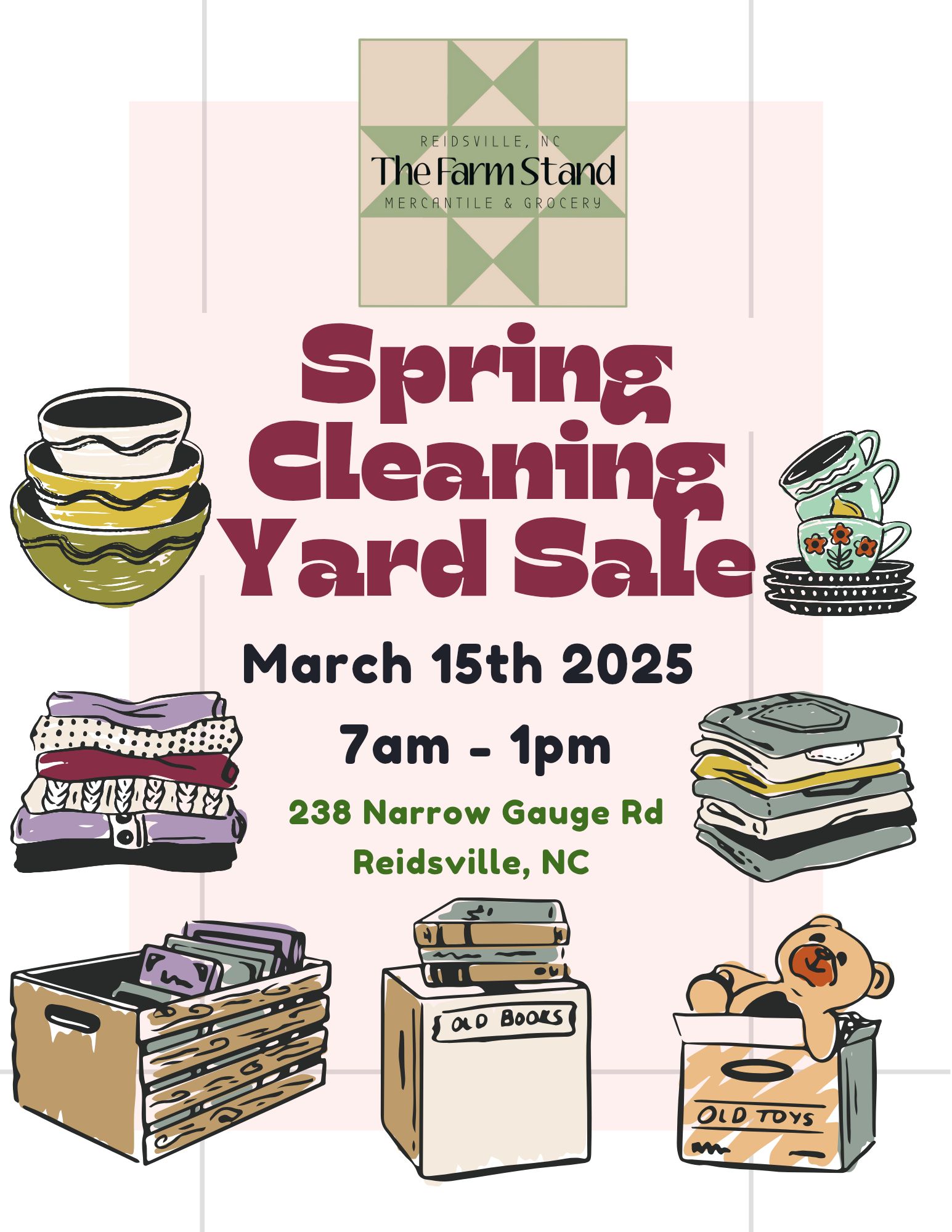 Spring Cleaning Yard Sale!