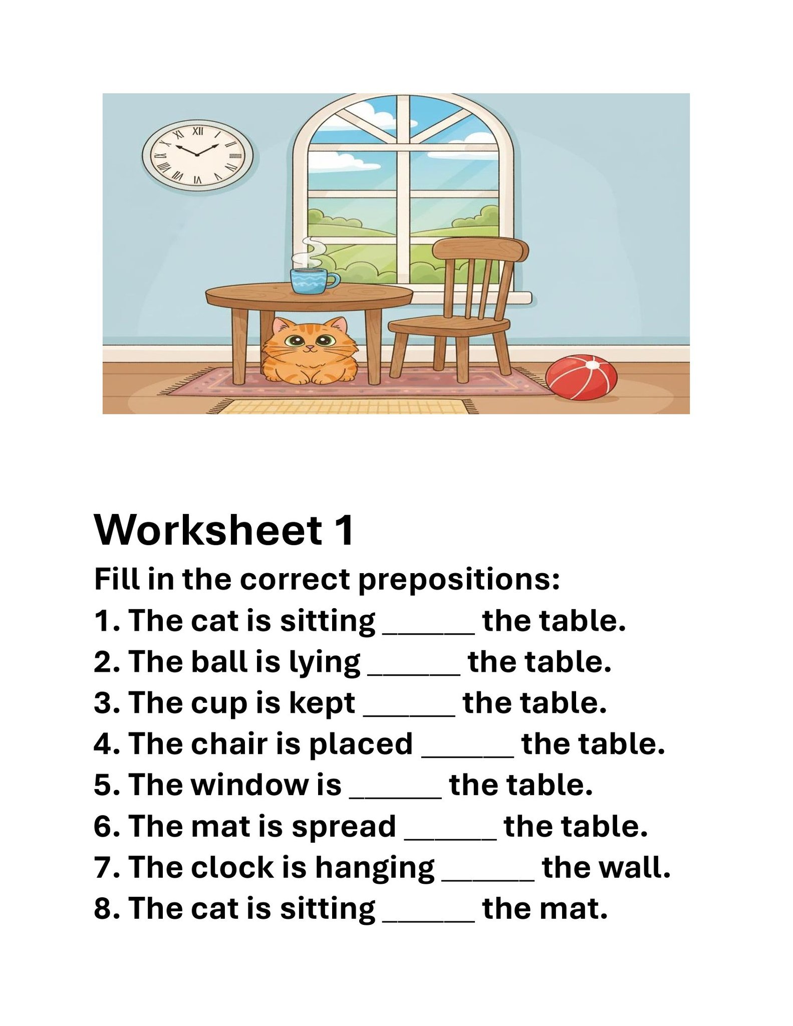 Master Prepositions with Picture... - Divine Light Special | Facebook