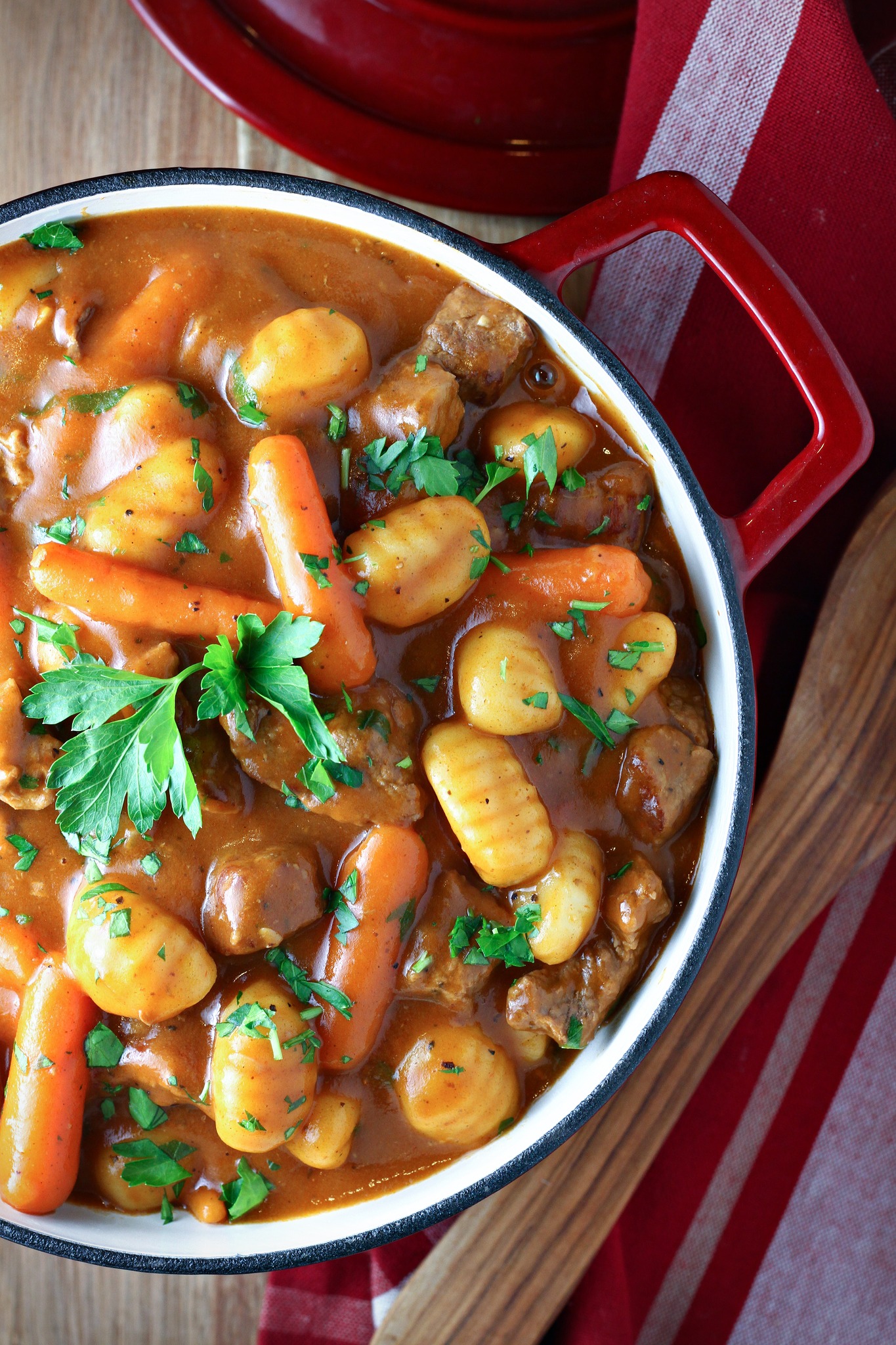 Potato Gnocchi Beef Stew - Potato... - Let's Dish Recipes | Facebook