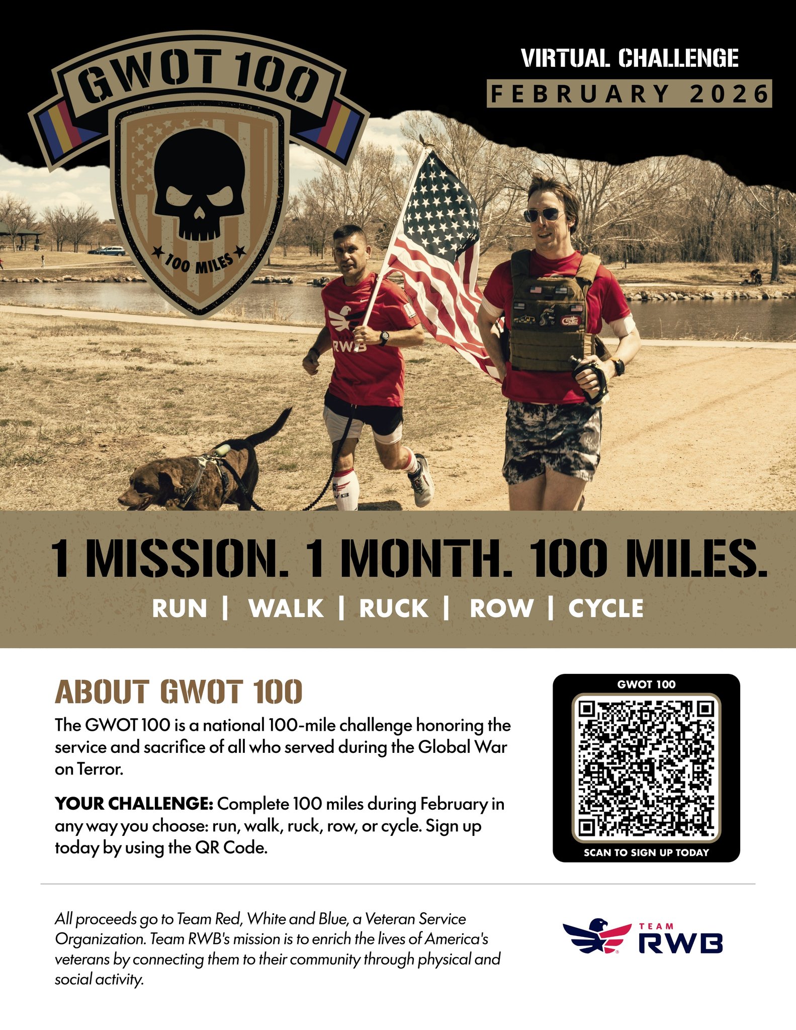 Veteran - 🇺🇸 The GWOT 100, by Team RWB, is a national 100-mile ...