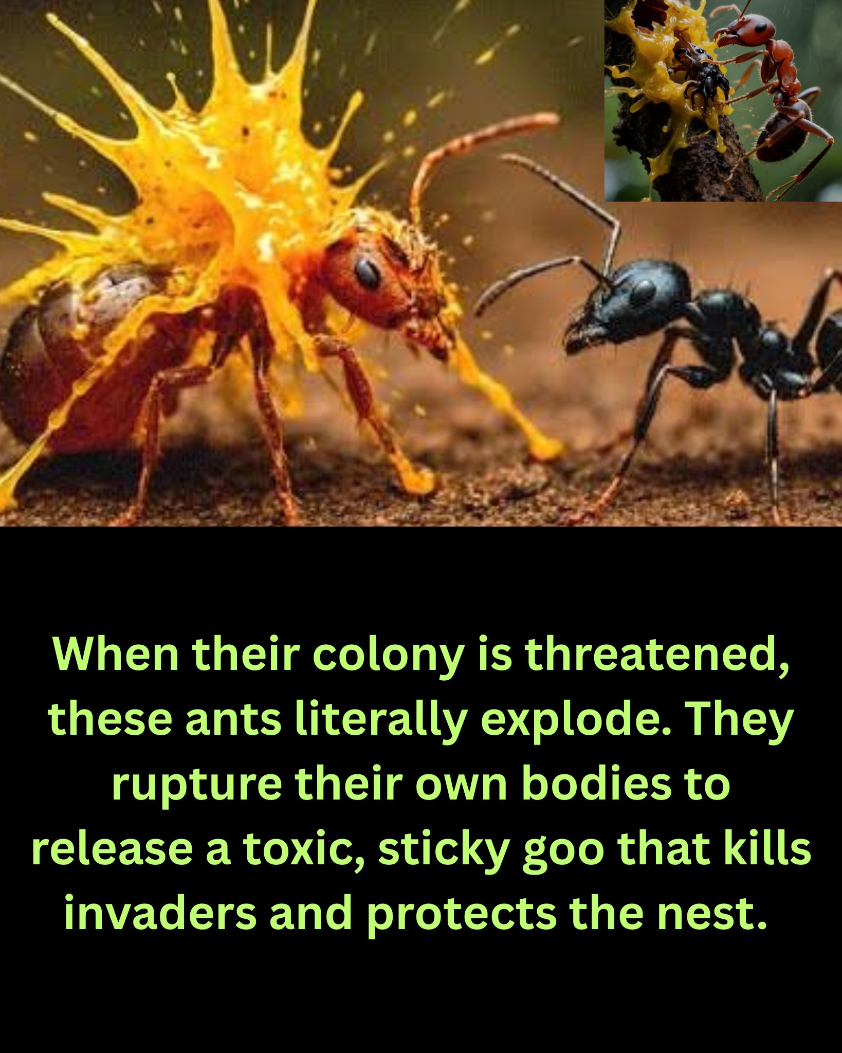 Curious - In the dense treetops of Borneo, a species of ant has a ...