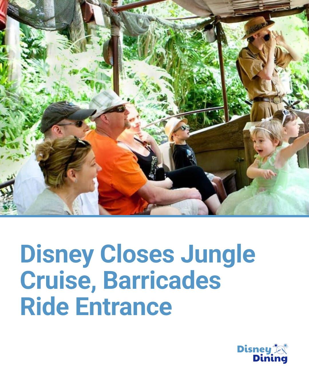 Disney - The entrance is now barricaded. ⬇️ Read More: https://www ...
